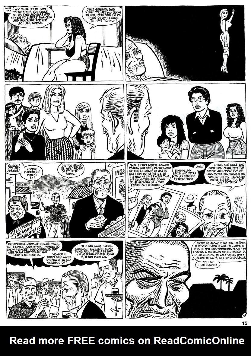 Read online Love and Rockets (1982) comic -  Issue #47 - 17