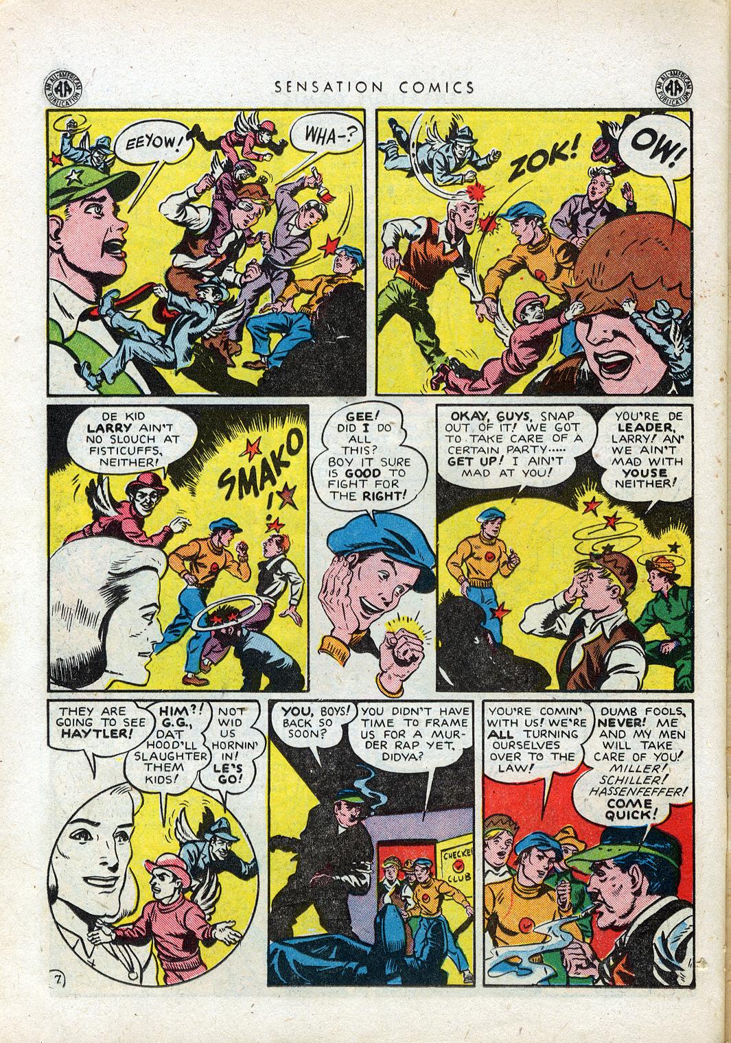 Read online Sensation (Mystery) Comics comic -  Issue #38 - 38