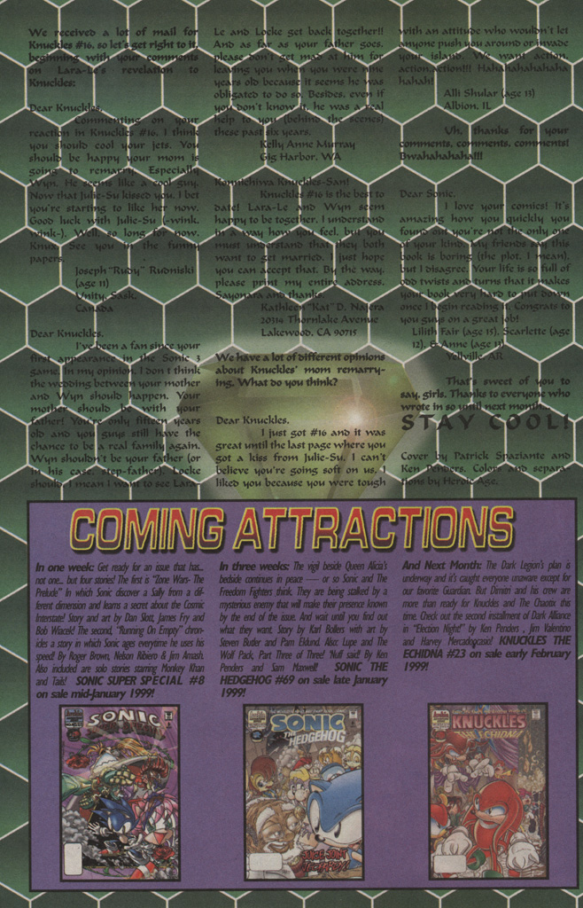Read online Knuckles the Echidna comic -  Issue #22 - 30