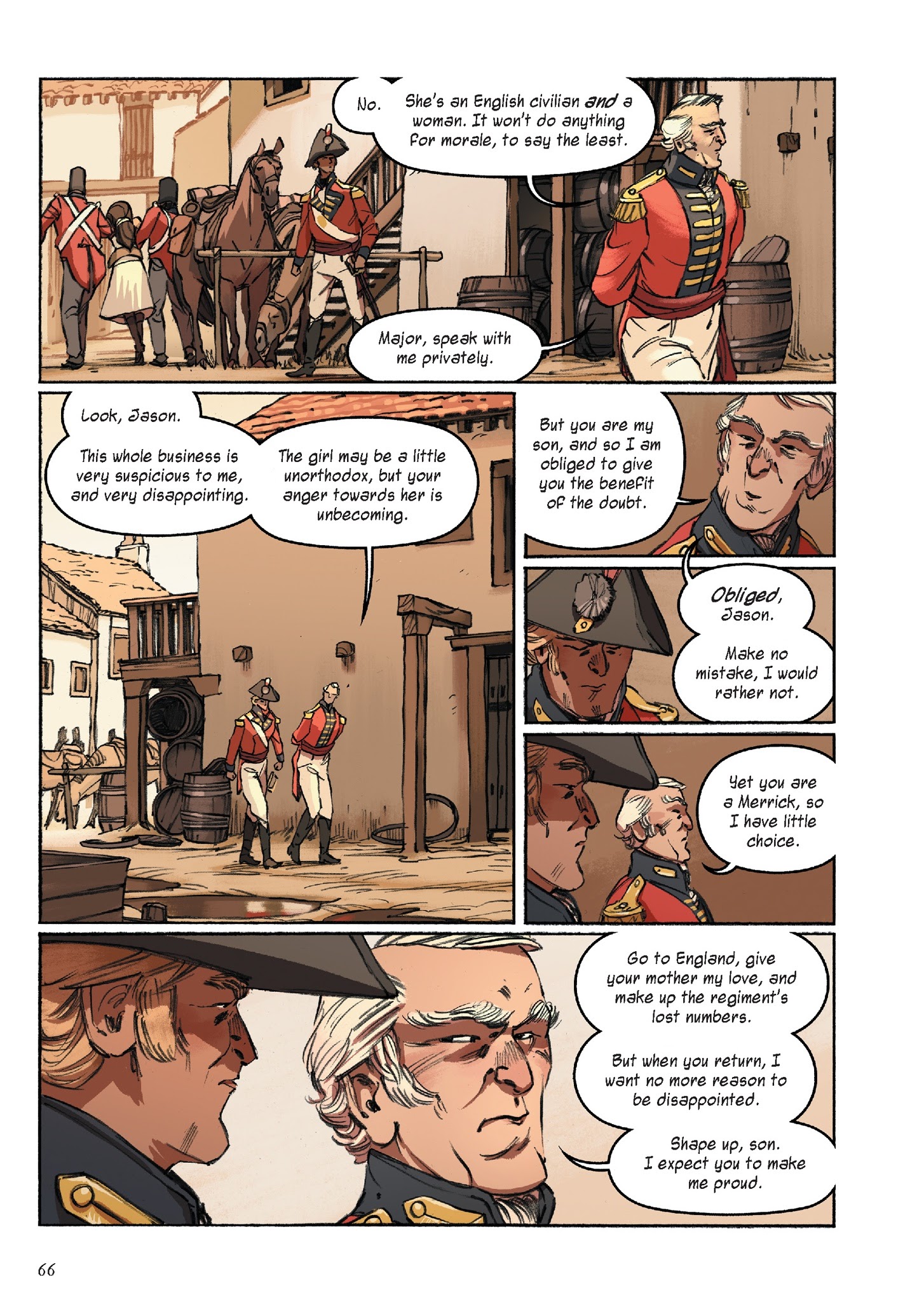 Read online Delilah Dirk and the King's Shilling comic -  Issue # TPB (Part 1) - 69