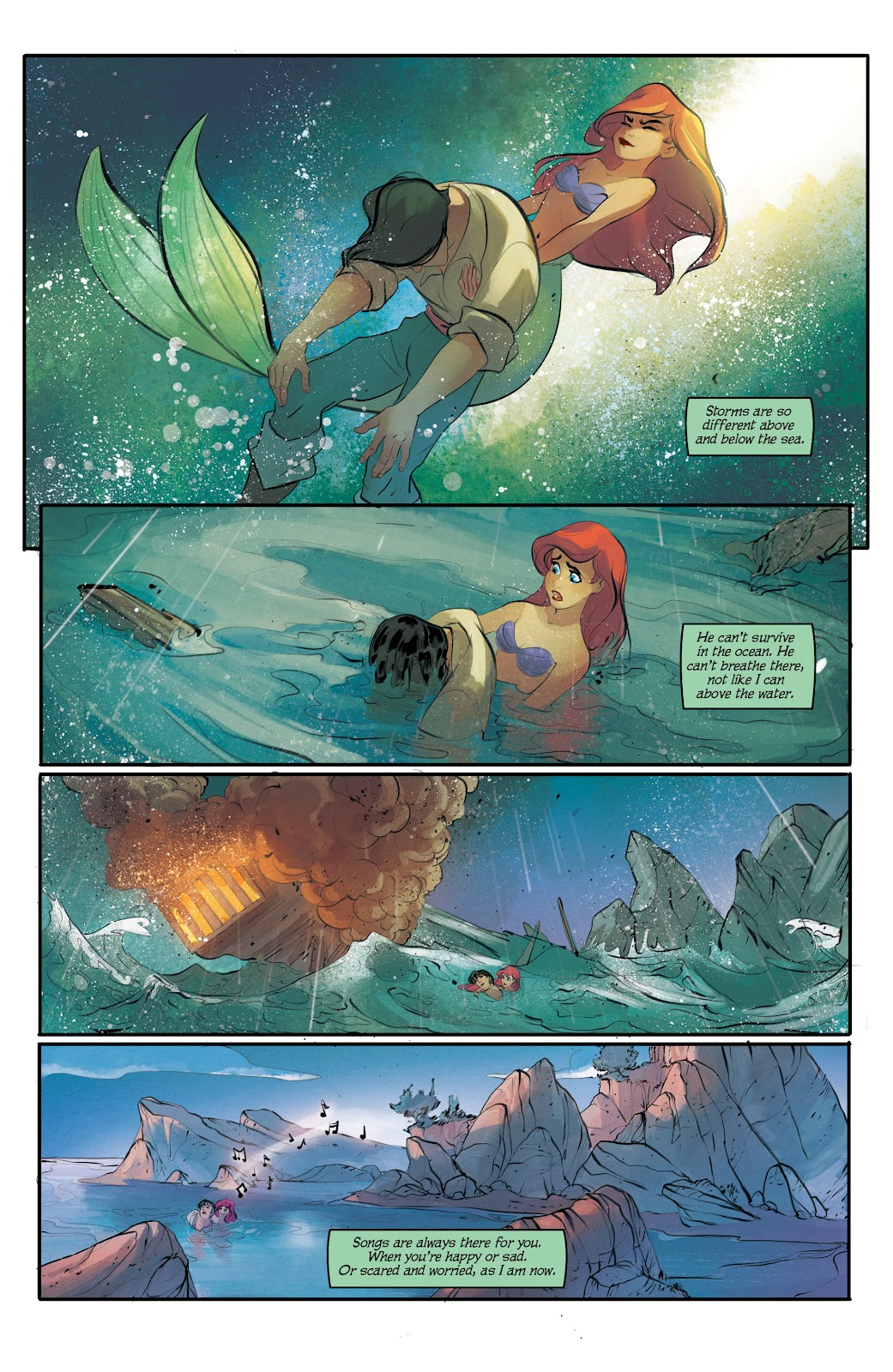 Read Online Disney The Little Mermaid Comic Issue 1