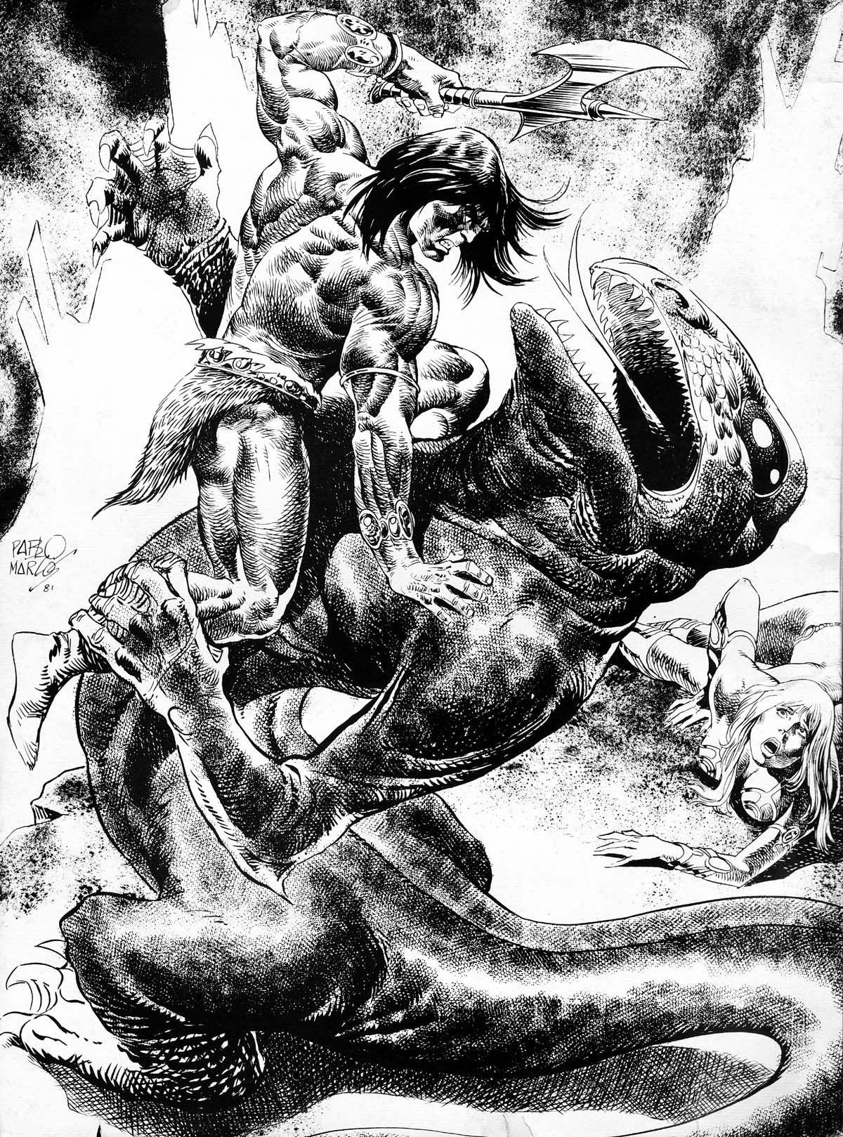 Read online The Savage Sword Of Conan comic -  Issue #77 - 2