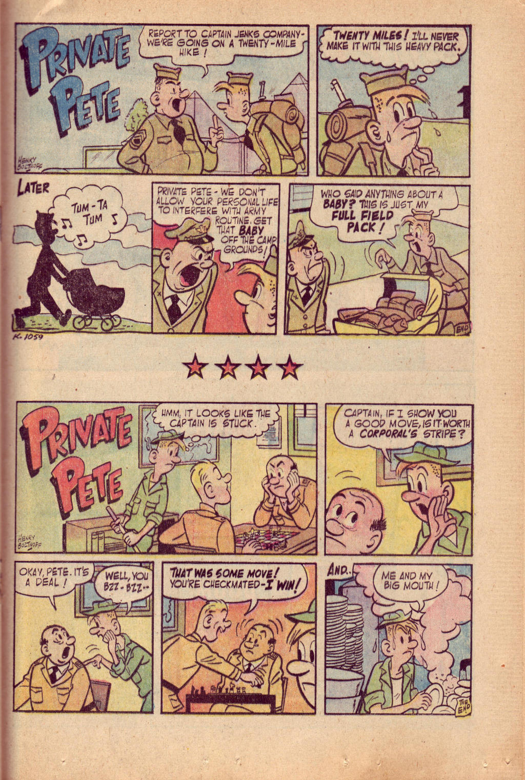 Read online Our Army at War (1952) comic -  Issue #254 - 21