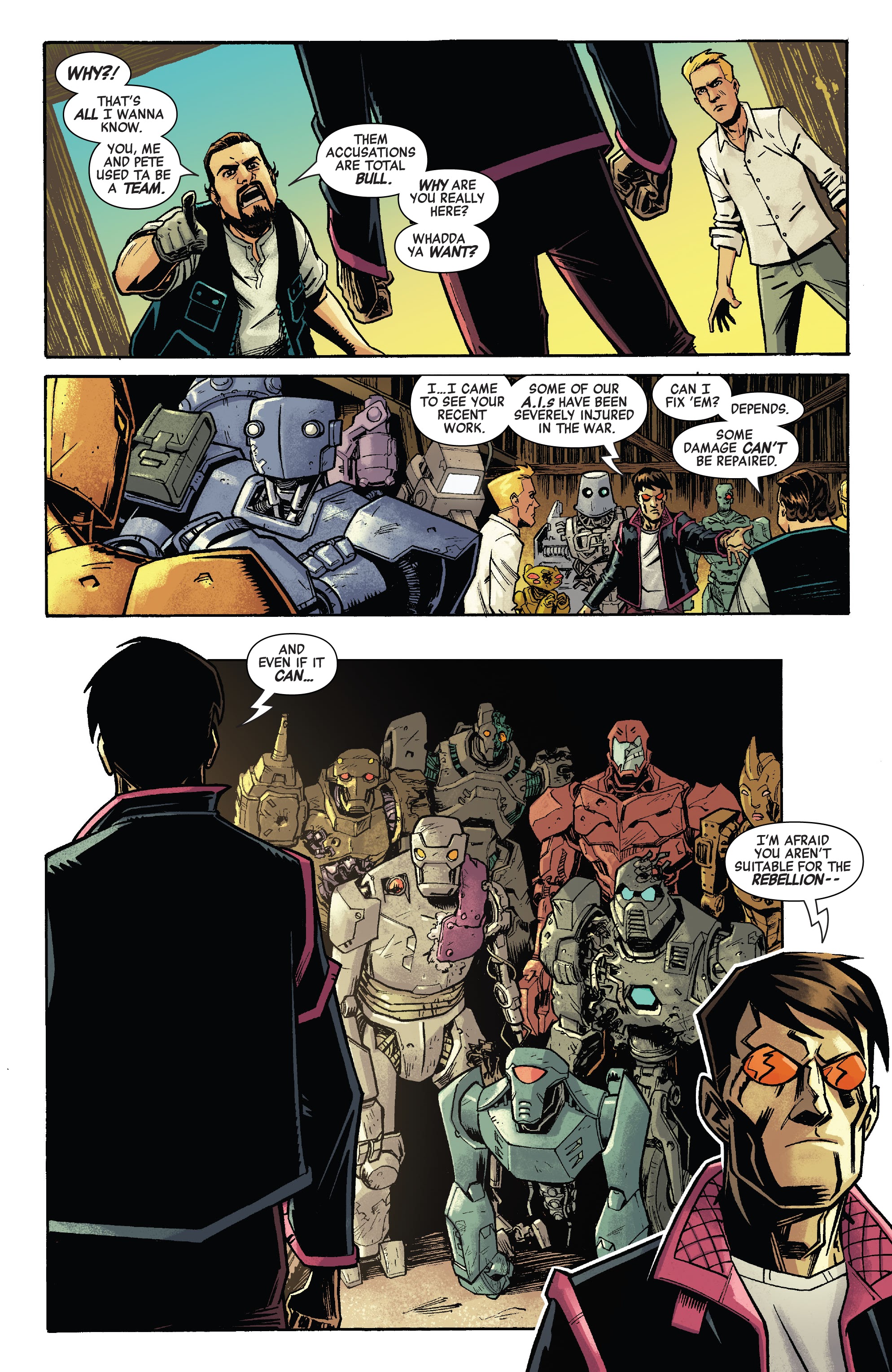 Read online Iron Man 2020: Robot Revolution - Force Works comic -  Issue # TPB (Part 2) - 37