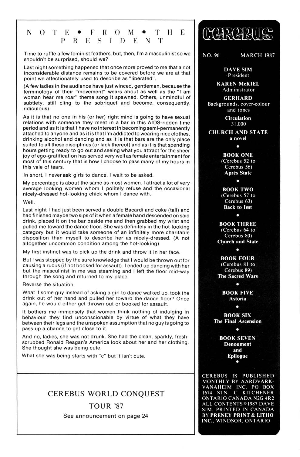 Cerebus Issue #96 #96 - English 2