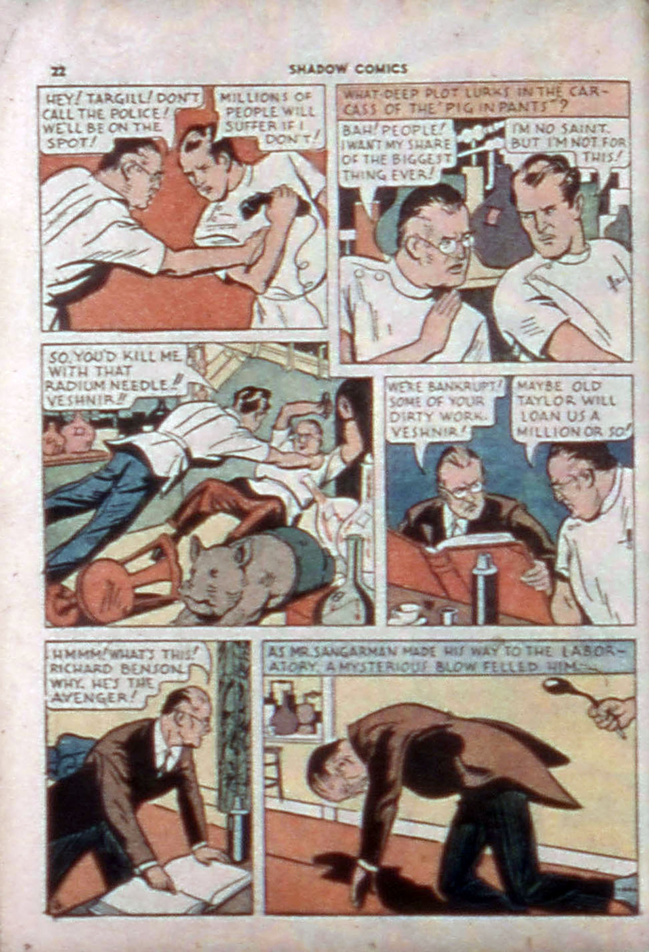 Read online Shadow Comics comic -  Issue #4 - 24