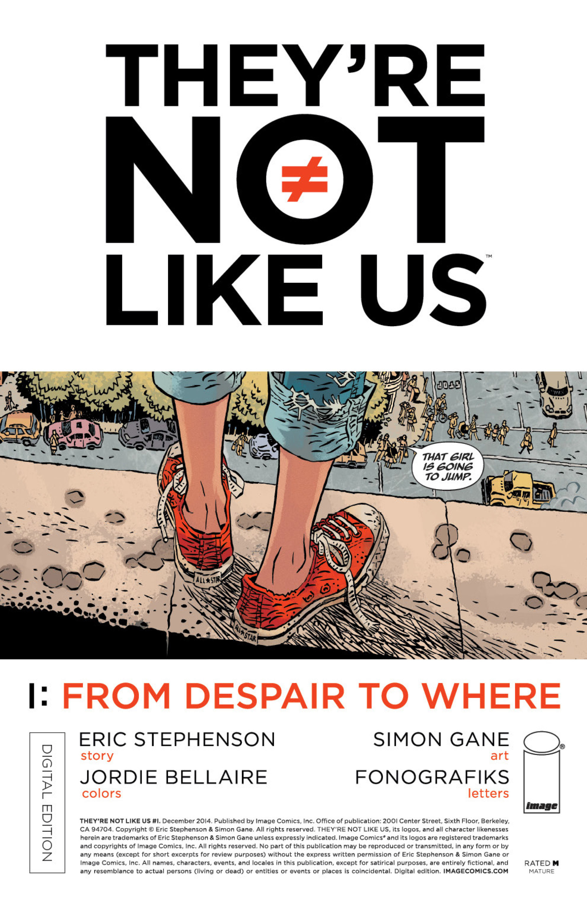 Read online They're Not Like Us comic -  Issue #1 - 1