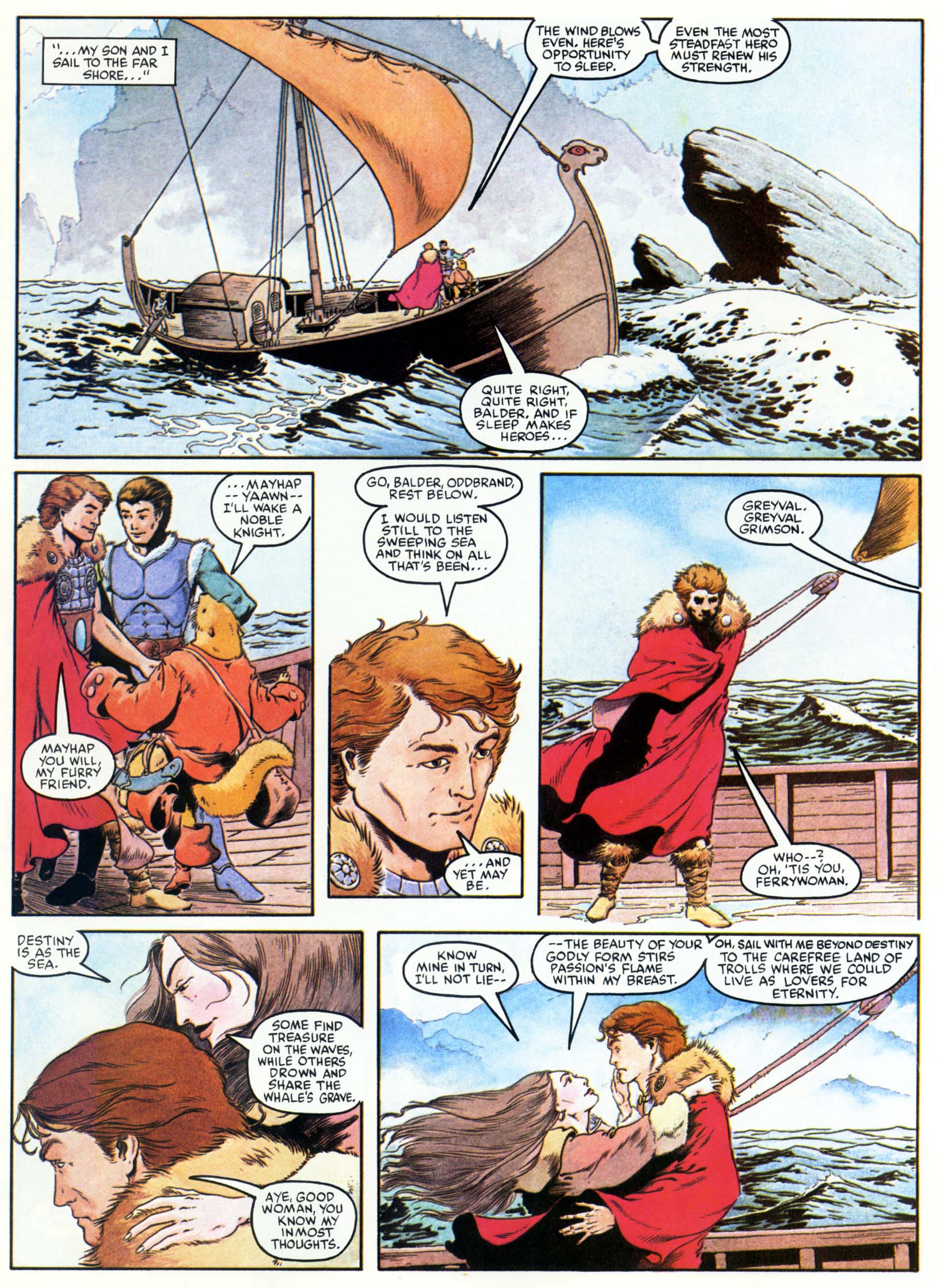 Read online Marvel Graphic Novel comic -  Issue #15 - The Raven Banner - 40