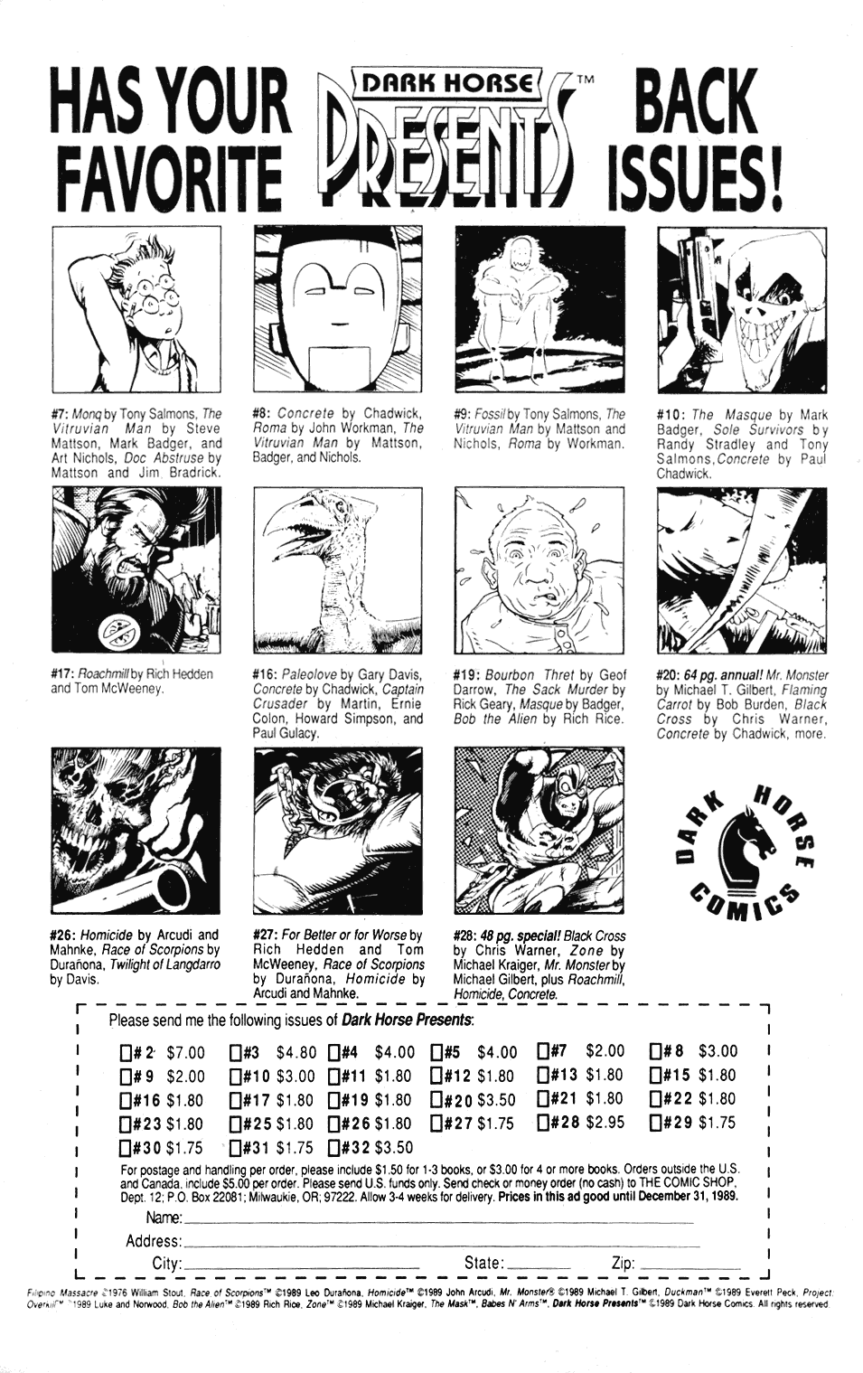 Dark Horse Presents (1986) Issue #38 #43 - English 31 Dark Horse Presents (1986) Issue #38 #43 - English 31