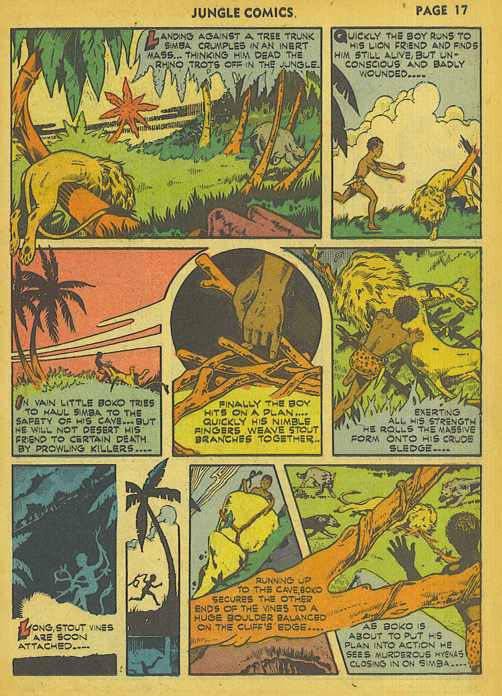 Read online Jungle Comics comic -  Issue #27 - 19