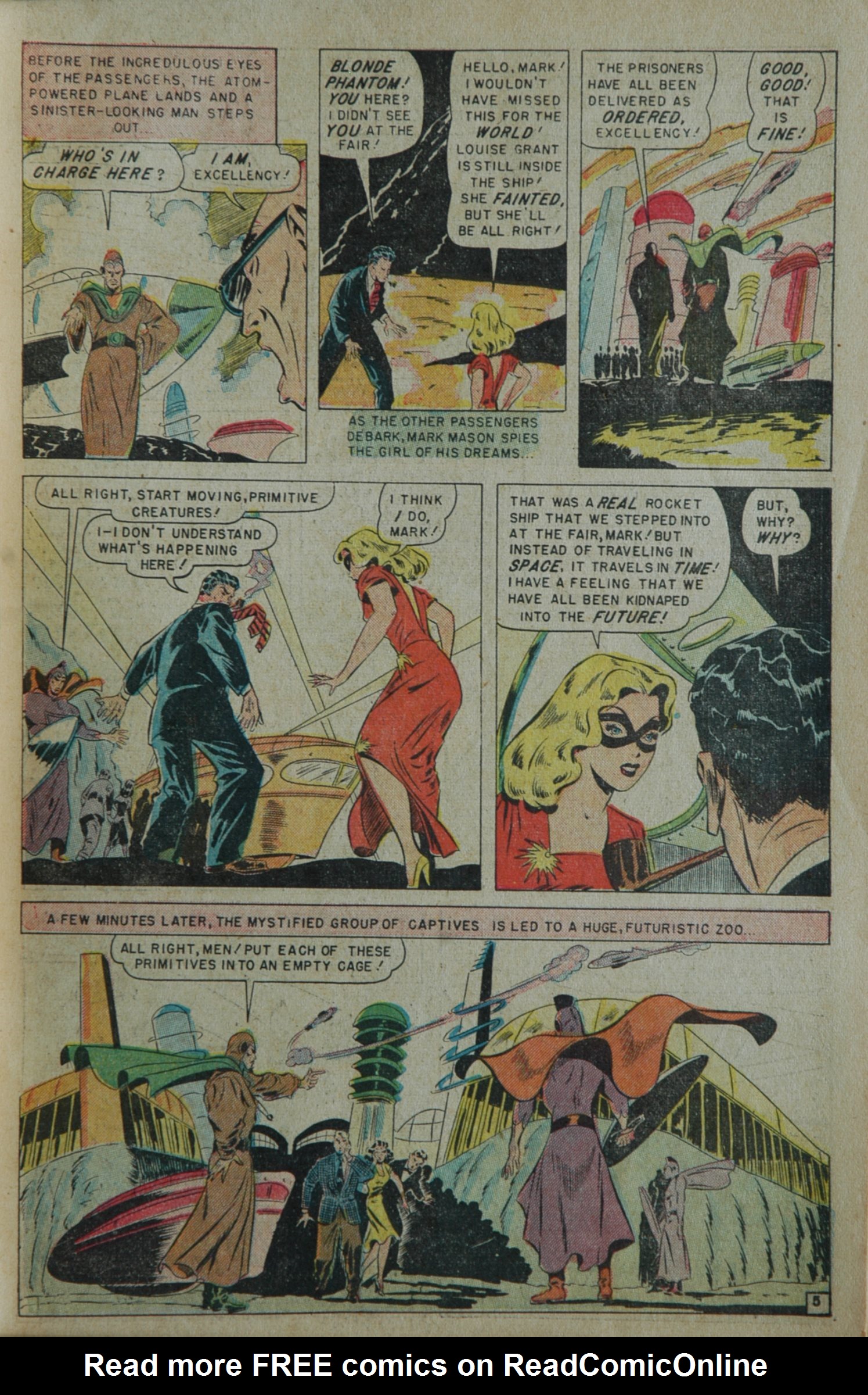 Read online Blonde Phantom Comics comic -  Issue #21 - 7