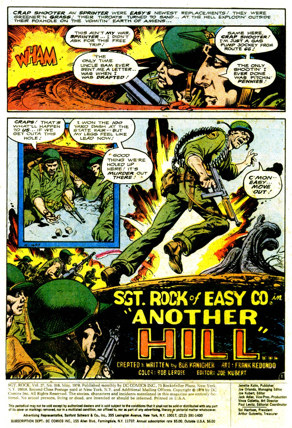 Read online Sgt. Rock comic -  Issue #316 - 3