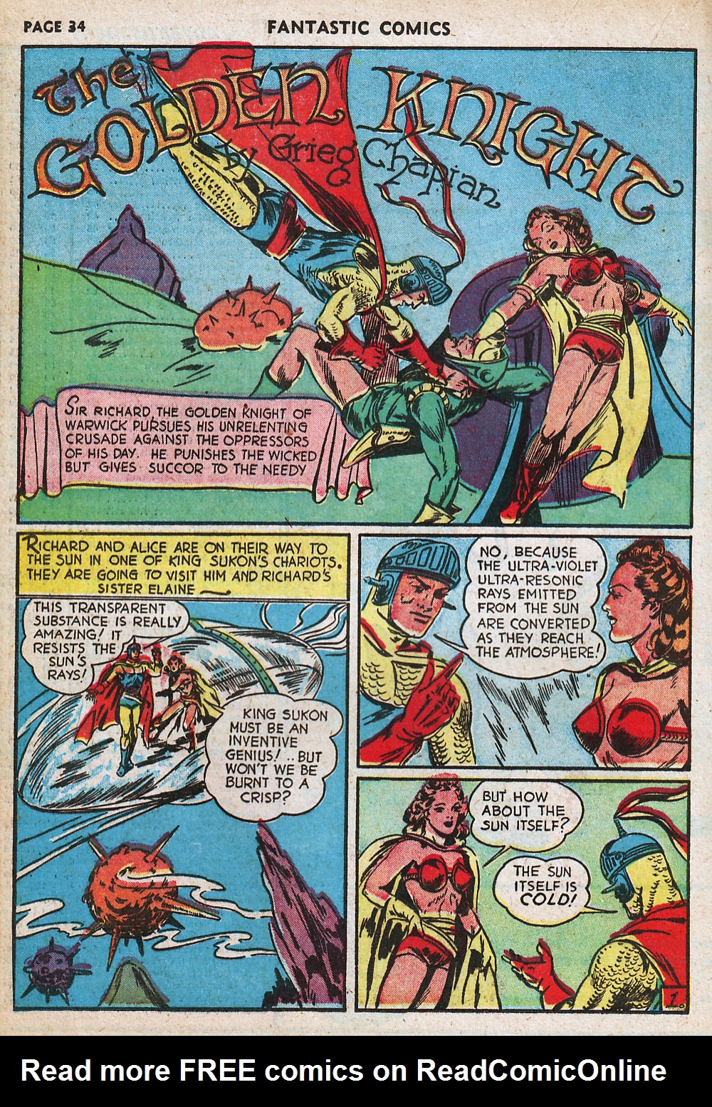 Read online Fantastic Comics comic -  Issue #20 - 34