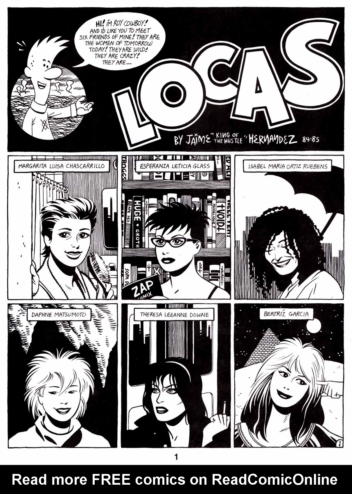 Read online Love and Rockets (1982) comic -  Issue #13 - 3