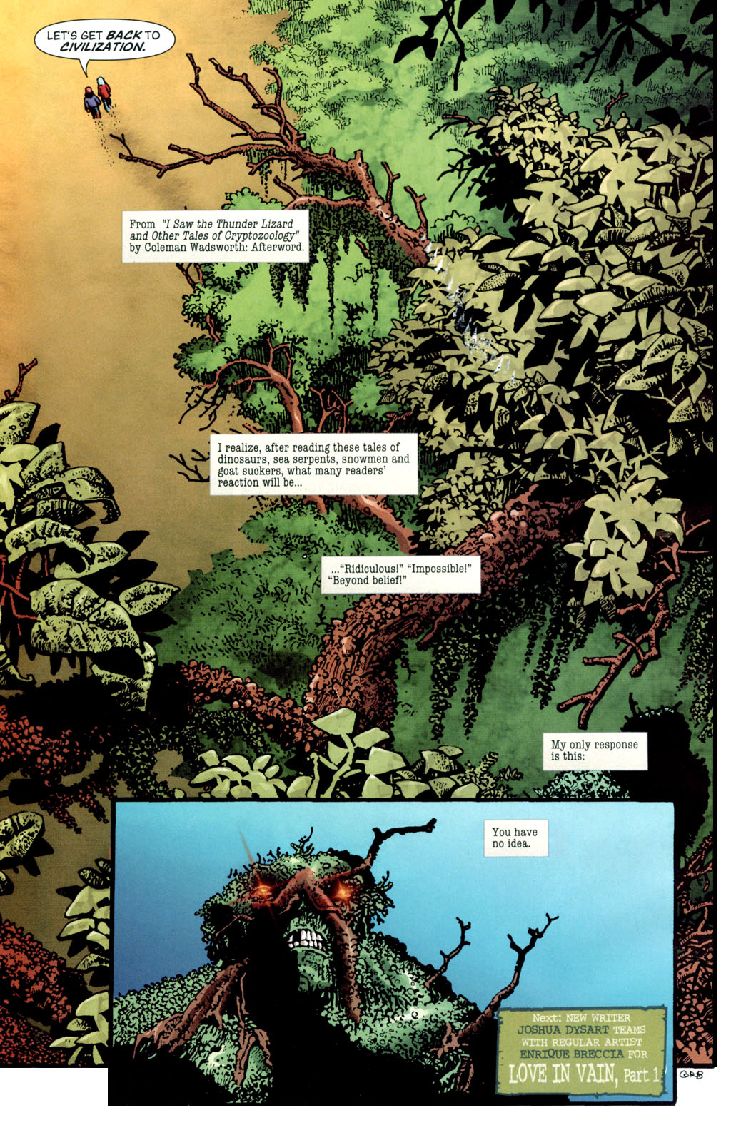 Read online Swamp Thing (2004) comic -  Issue #8 - 24