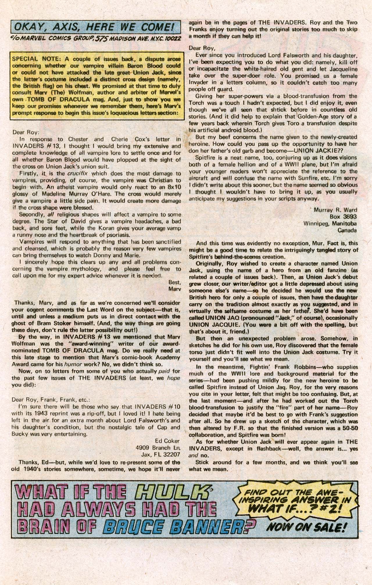 Read online The Invaders (1975) comic -  Issue #15 - 21