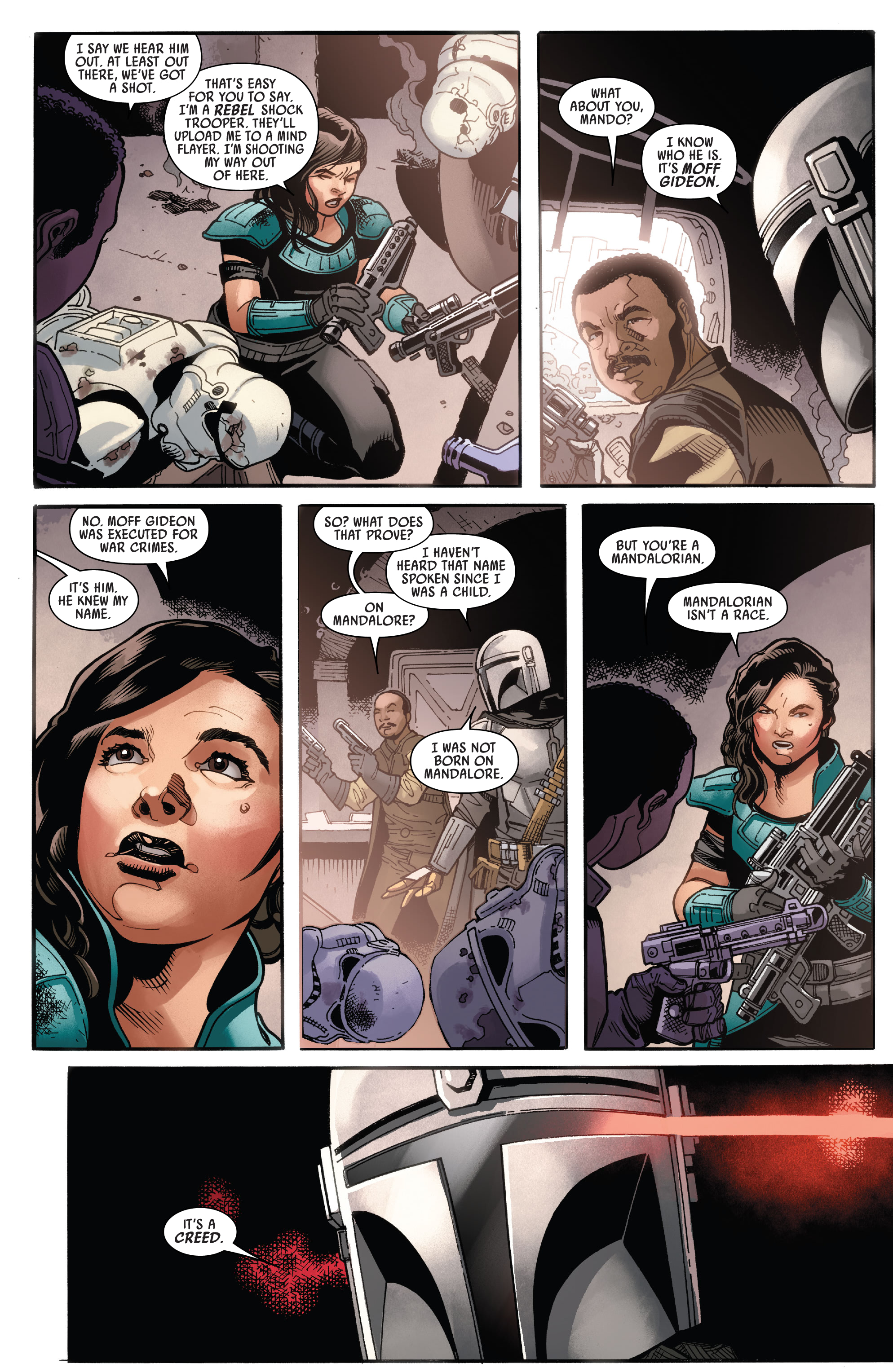 Read online Star Wars: The Mandalorian comic -  Issue #8 - 8