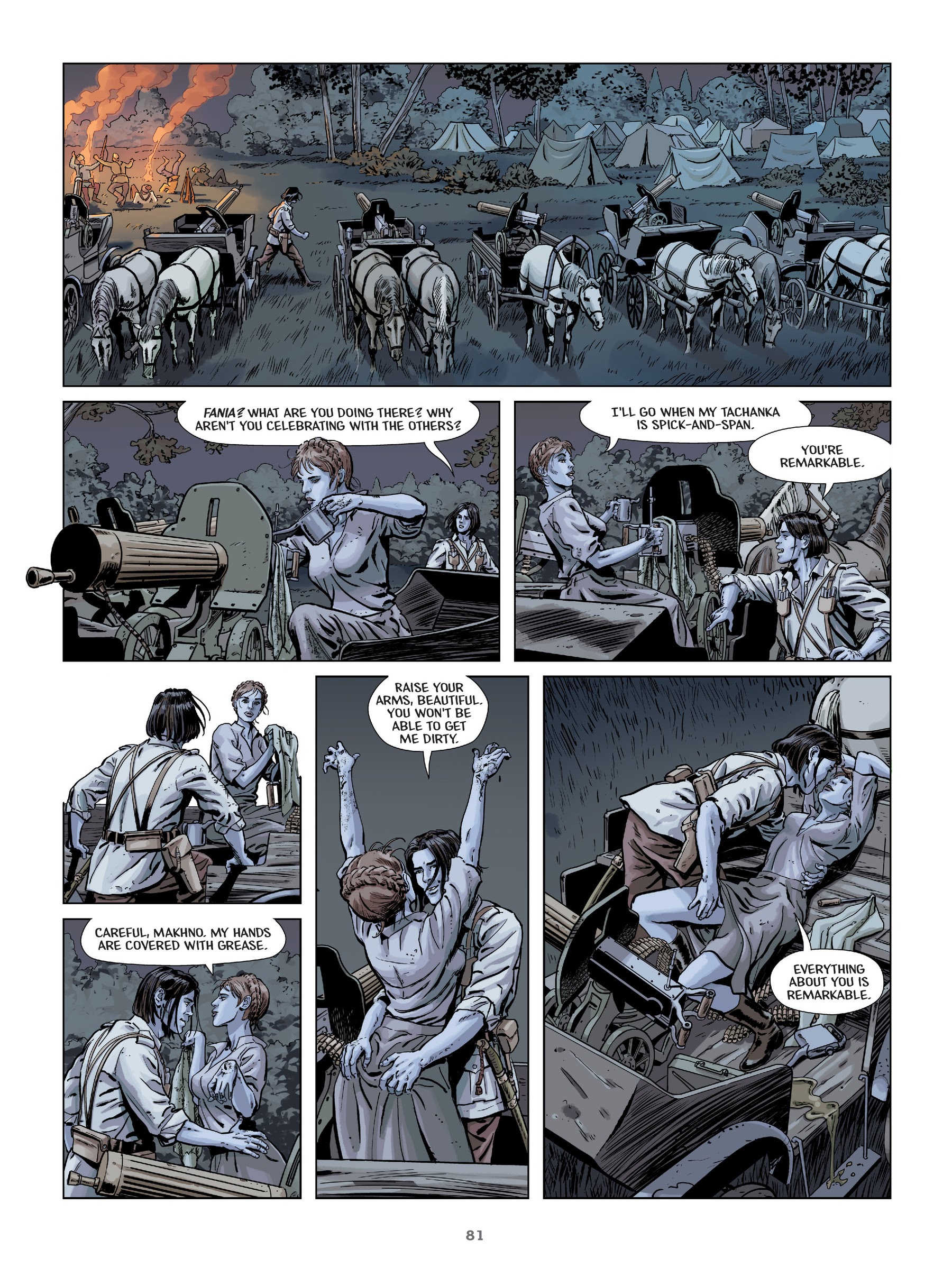 Read online Makhno: Ukrainian Freedom Fighter comic -  Issue # TPB - 82