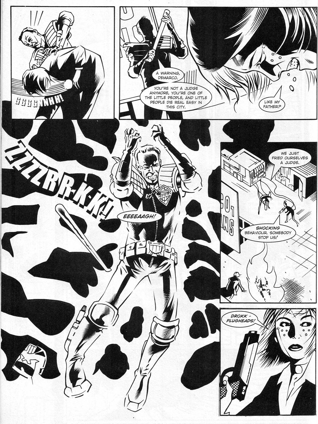 Read online Judge Dredd Megazine (vol. 3) comic -  Issue #70 - 22