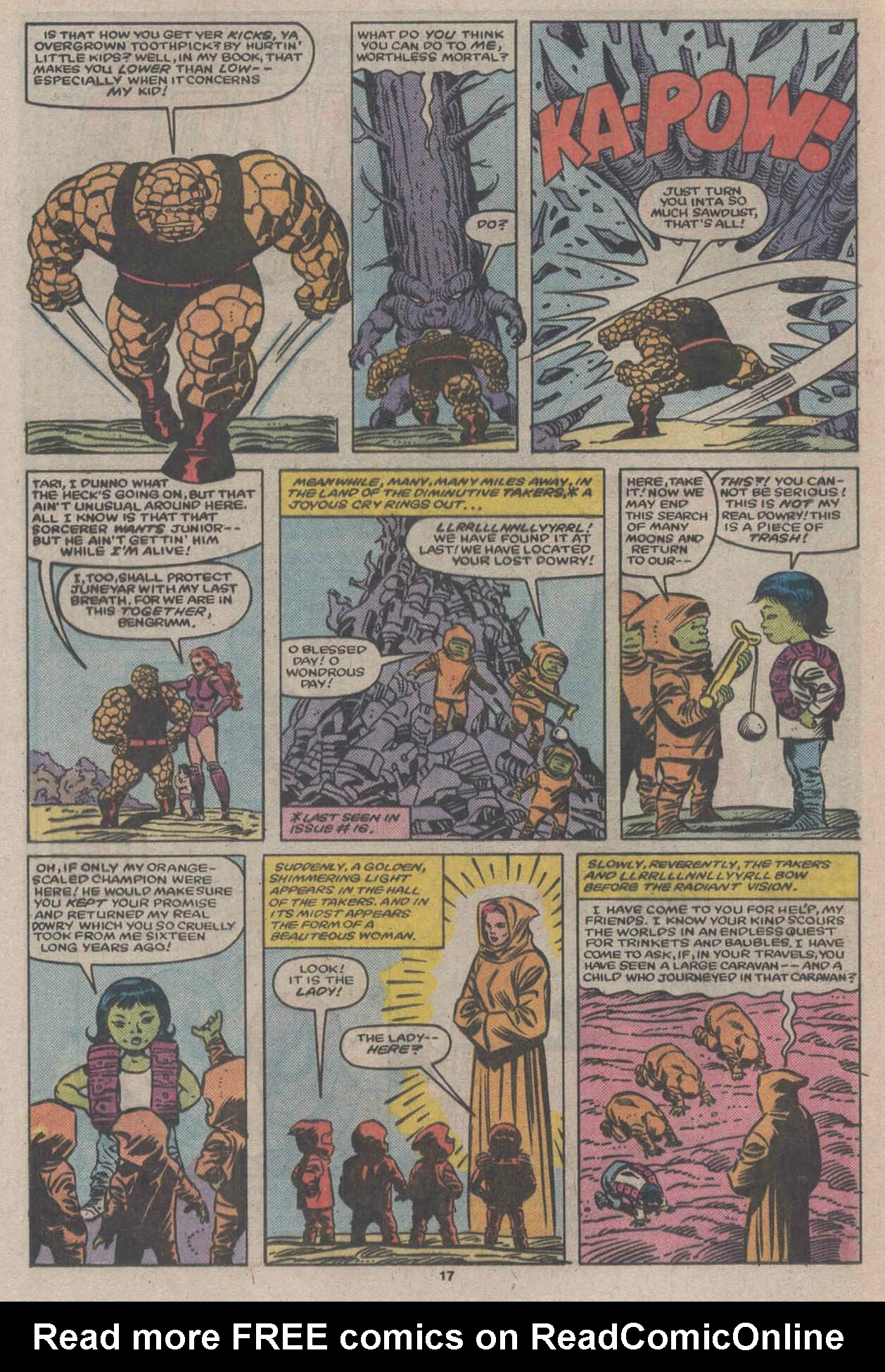 Read online The Thing comic -  Issue #18 - 25