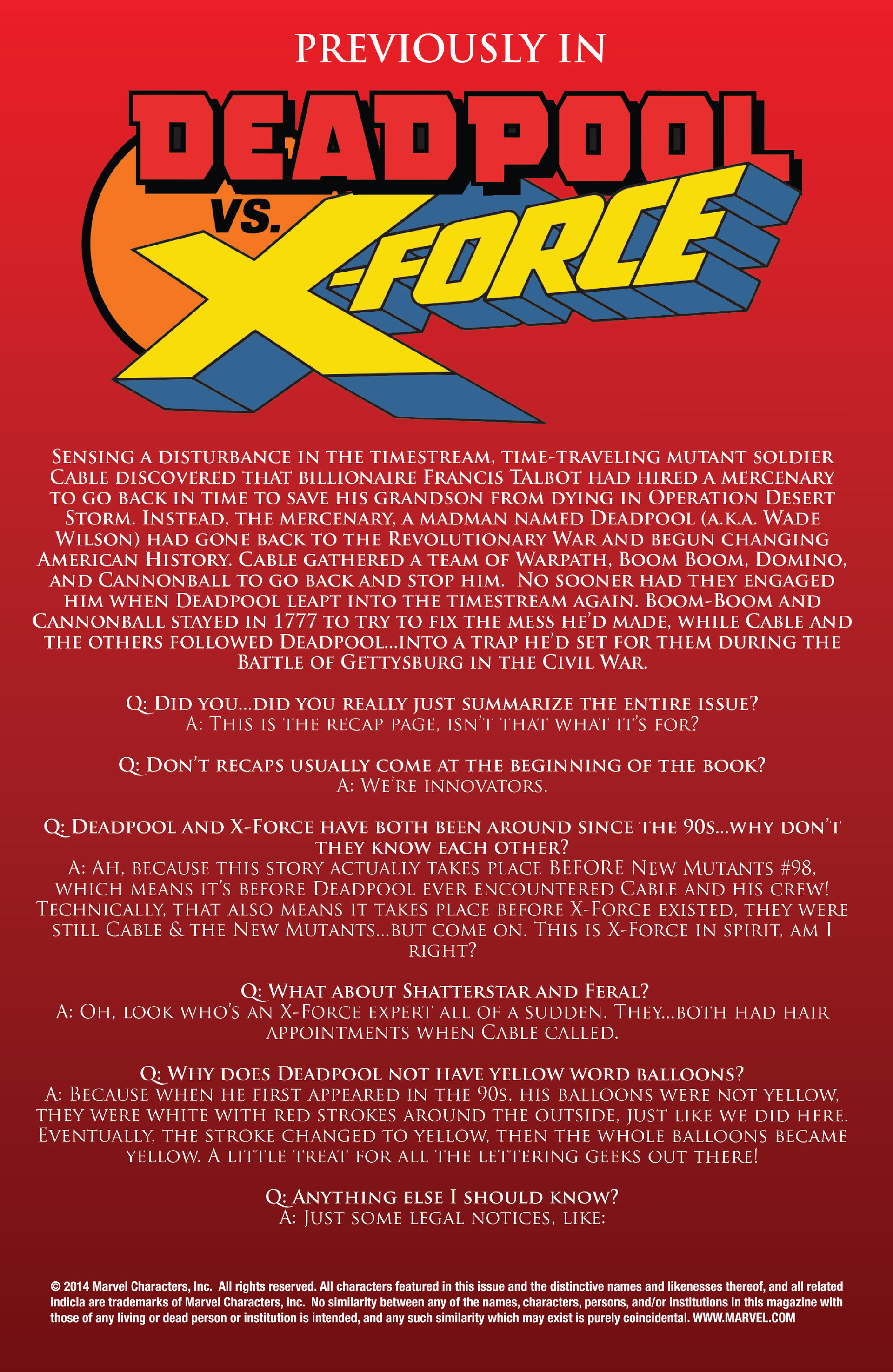 Read online Deadpool vs. X-Force comic -  Issue #1 - 21