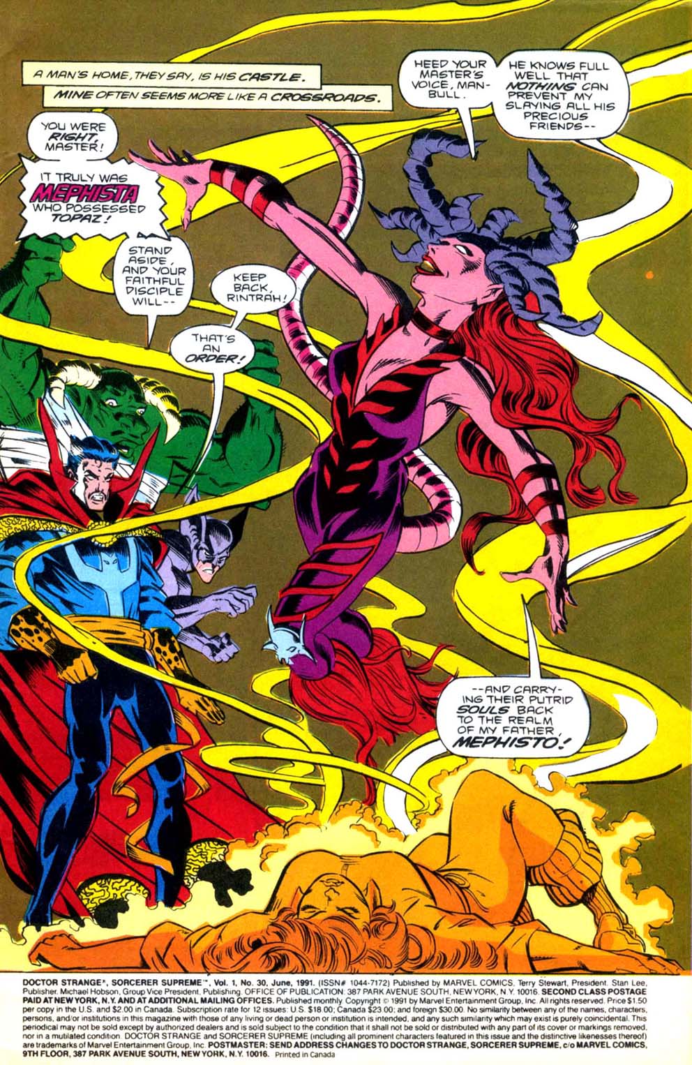 Read online Doctor Strange: Sorcerer Supreme comic -  Issue #30 - 2
