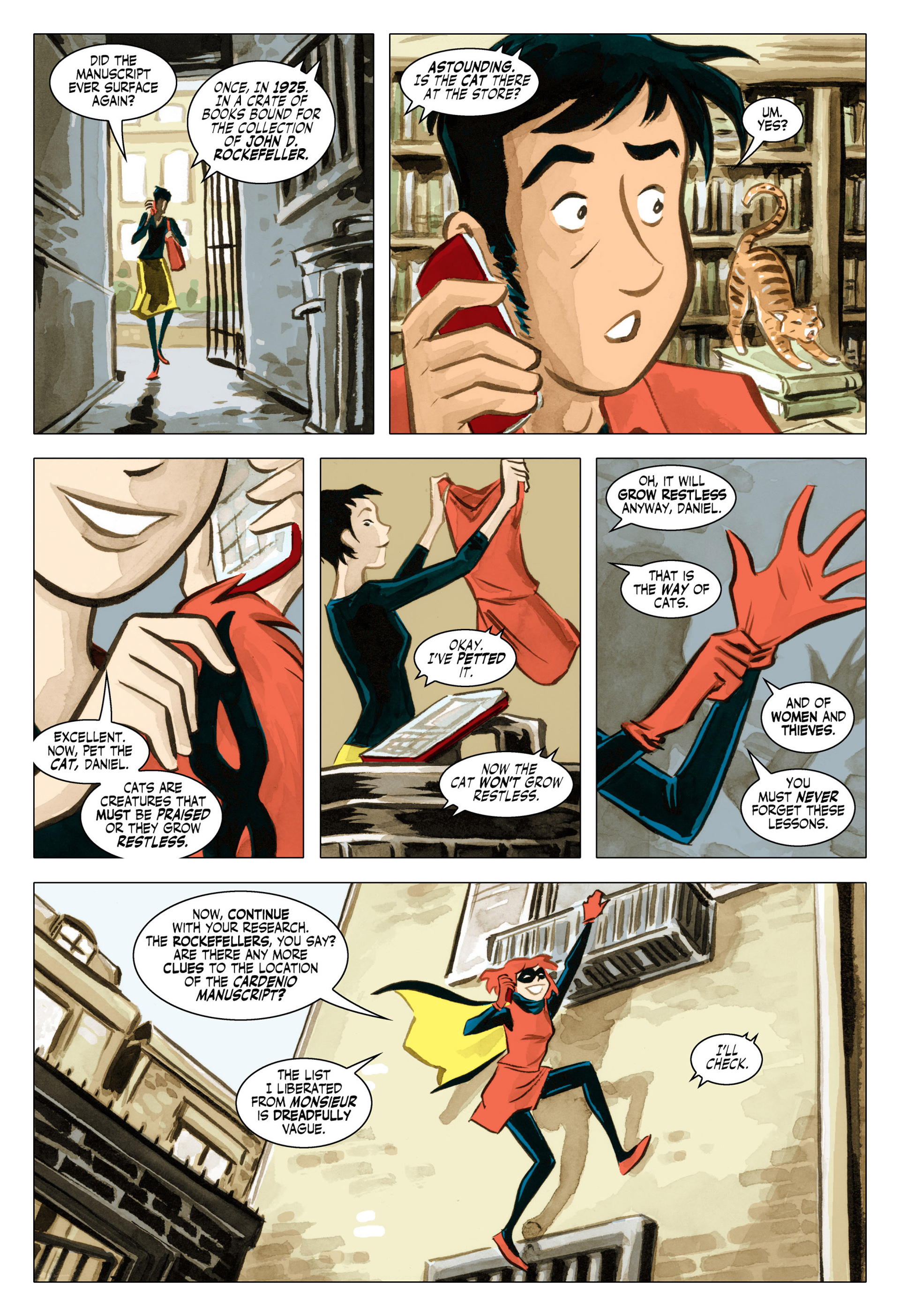Read online Bandette (2012) comic -  Issue #6 - 8
