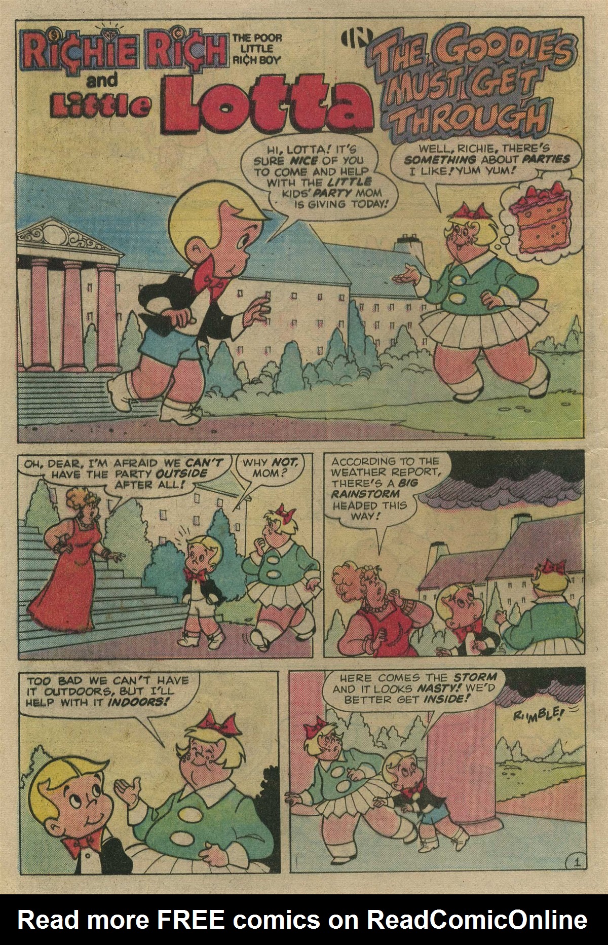 Read online Richie Rich & His Girl Friends comic -  Issue #6 - 12