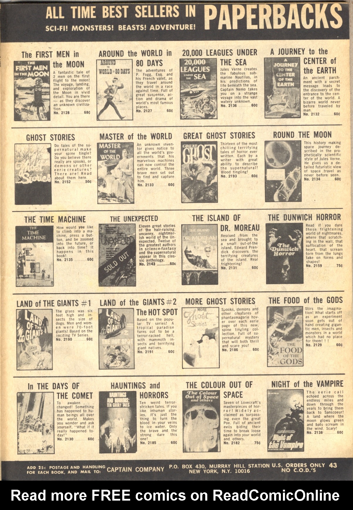 Read online Creepy (1964) comic -  Issue #41 - 43
