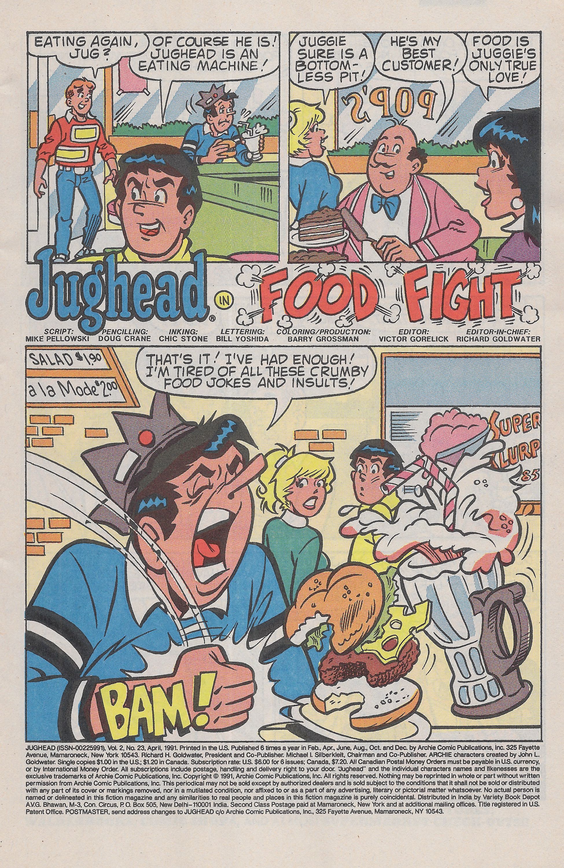 Read online Jughead (1987) comic -  Issue #23 - 3