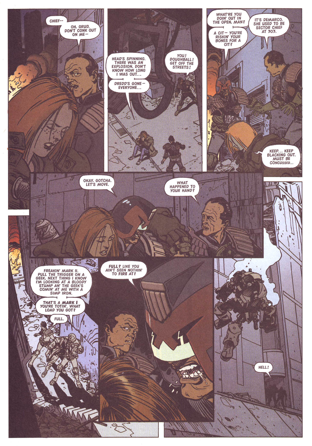 Read online Judge Dredd Megazine (vol. 3) comic -  Issue #56 - 12