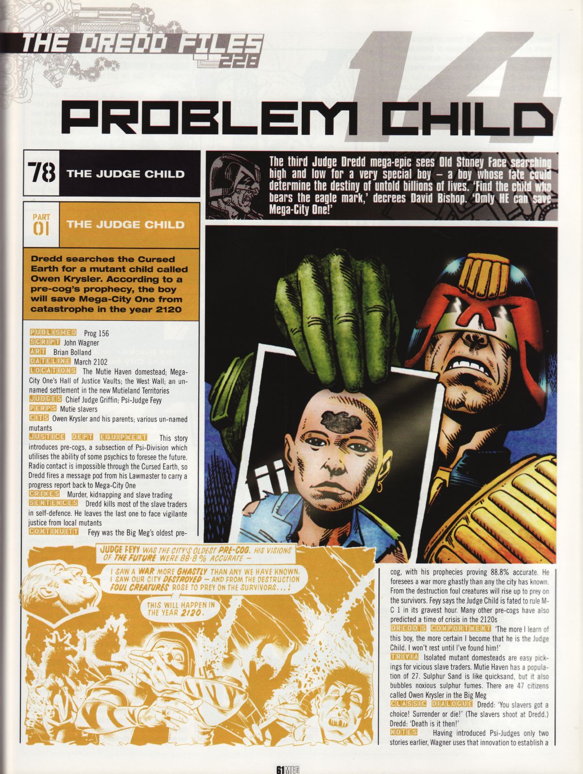 Read online Judge Dredd Megazine (Vol. 5) comic -  Issue #228 - 61