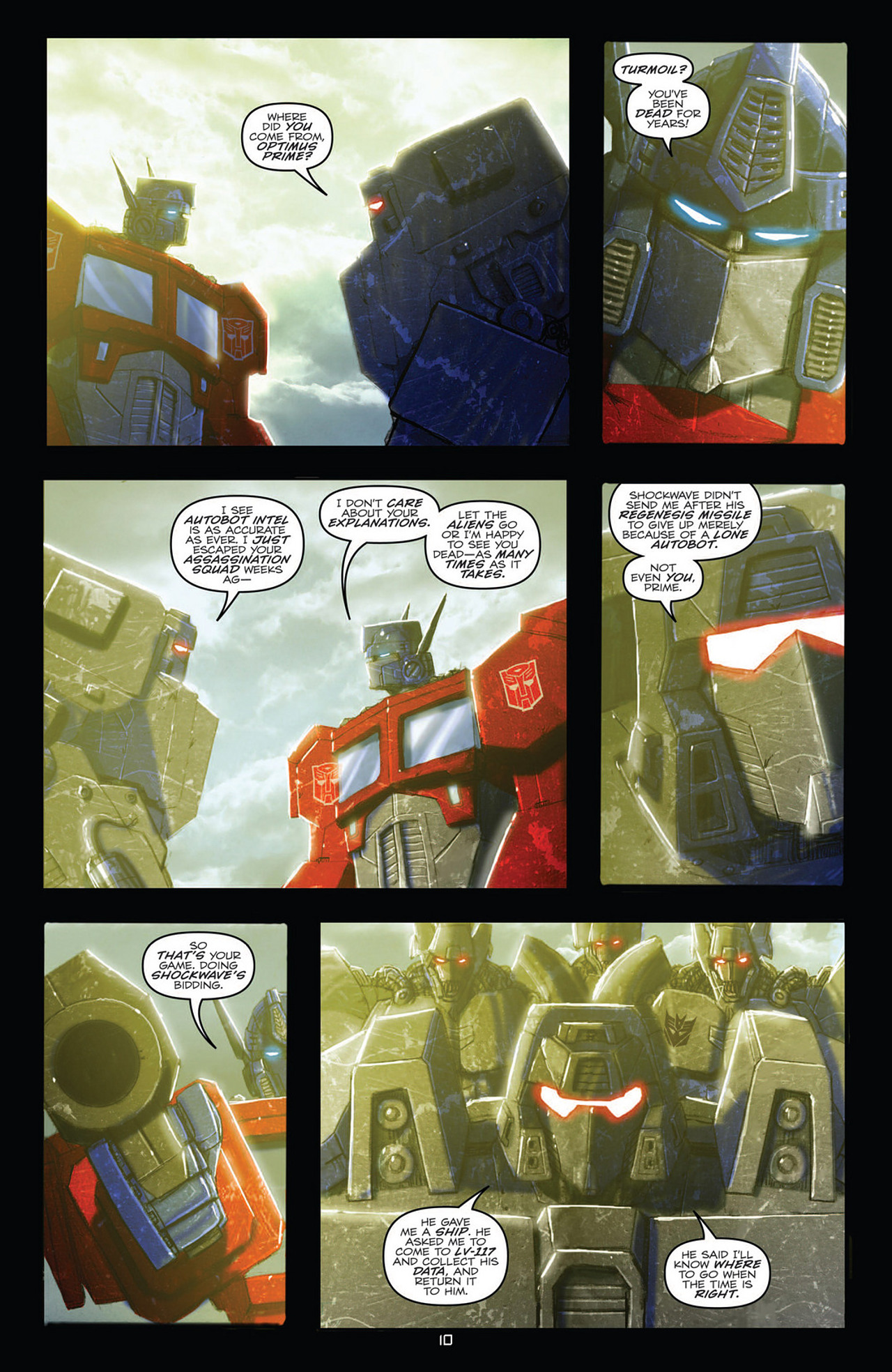 Read online Transformers: Robots In Disguise (2012) comic -  Issue #10 - 13