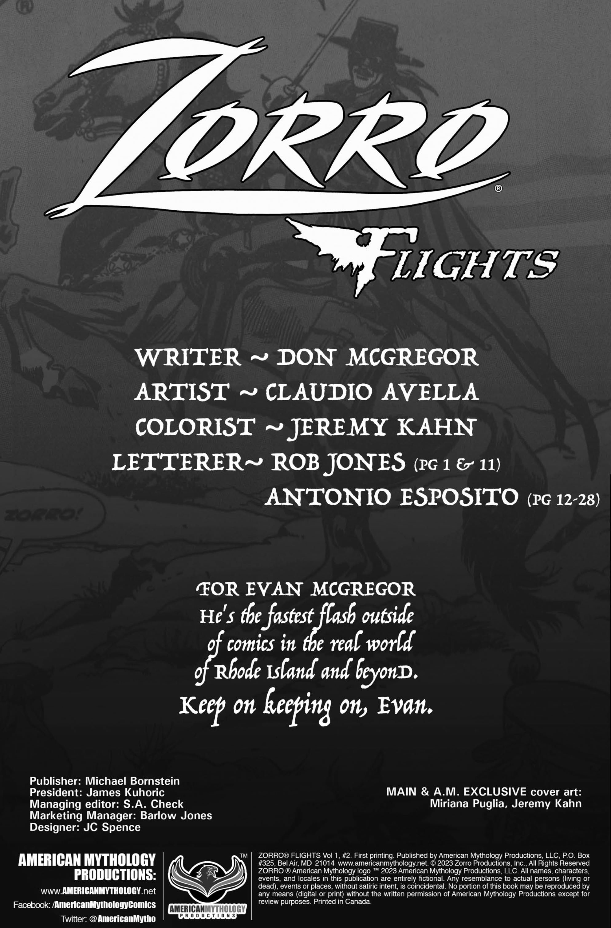 Read online Zorro Flights comic -  Issue #2 - 2