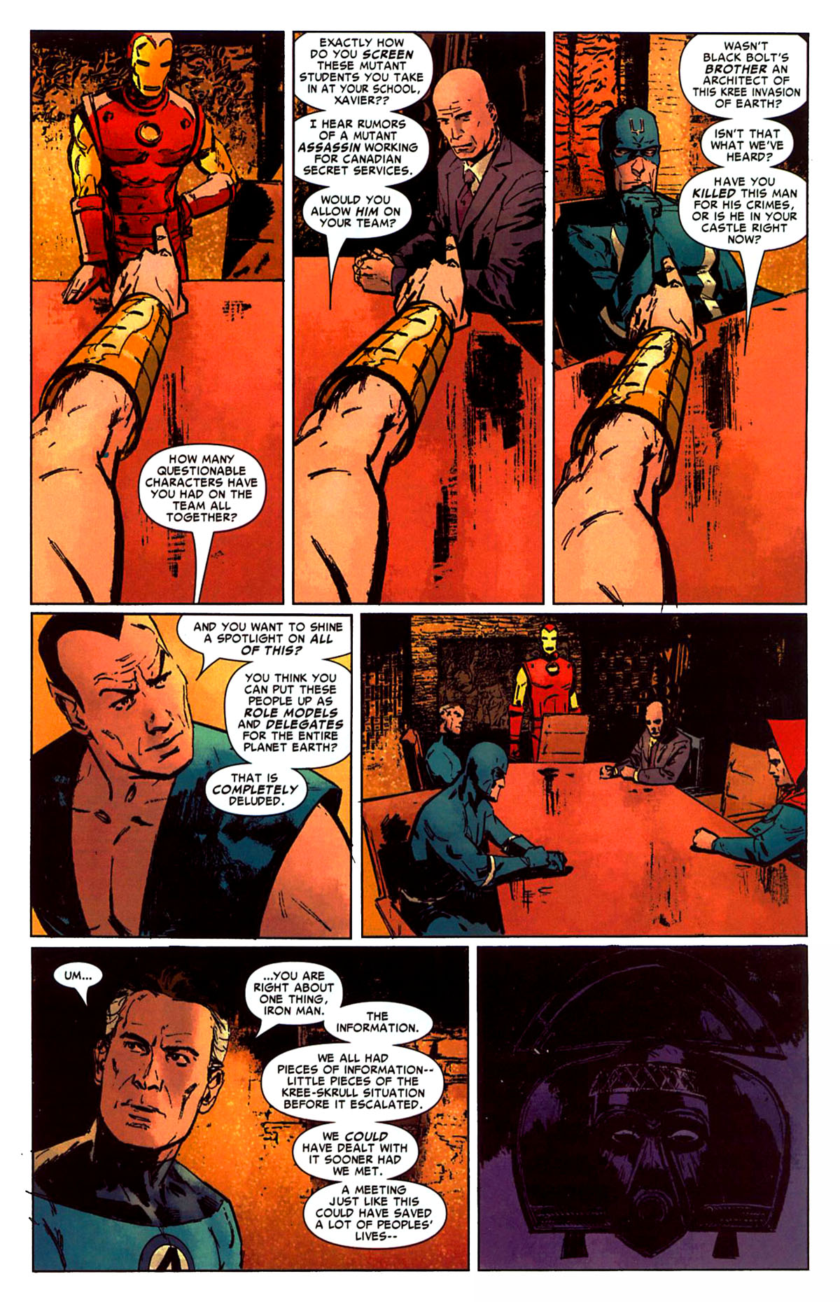 Read online New Avengers: Illuminati (2006) comic -  Issue # Full - 8