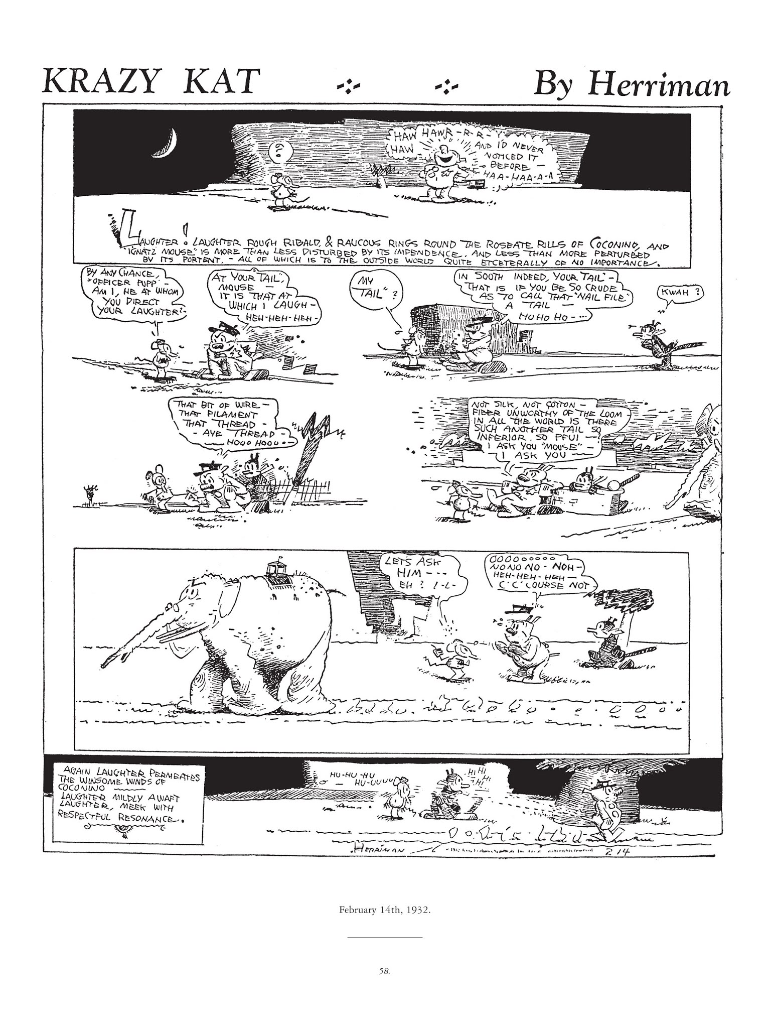 Read online Krazy & Ignatz comic -  Issue # TPB 7 - 55