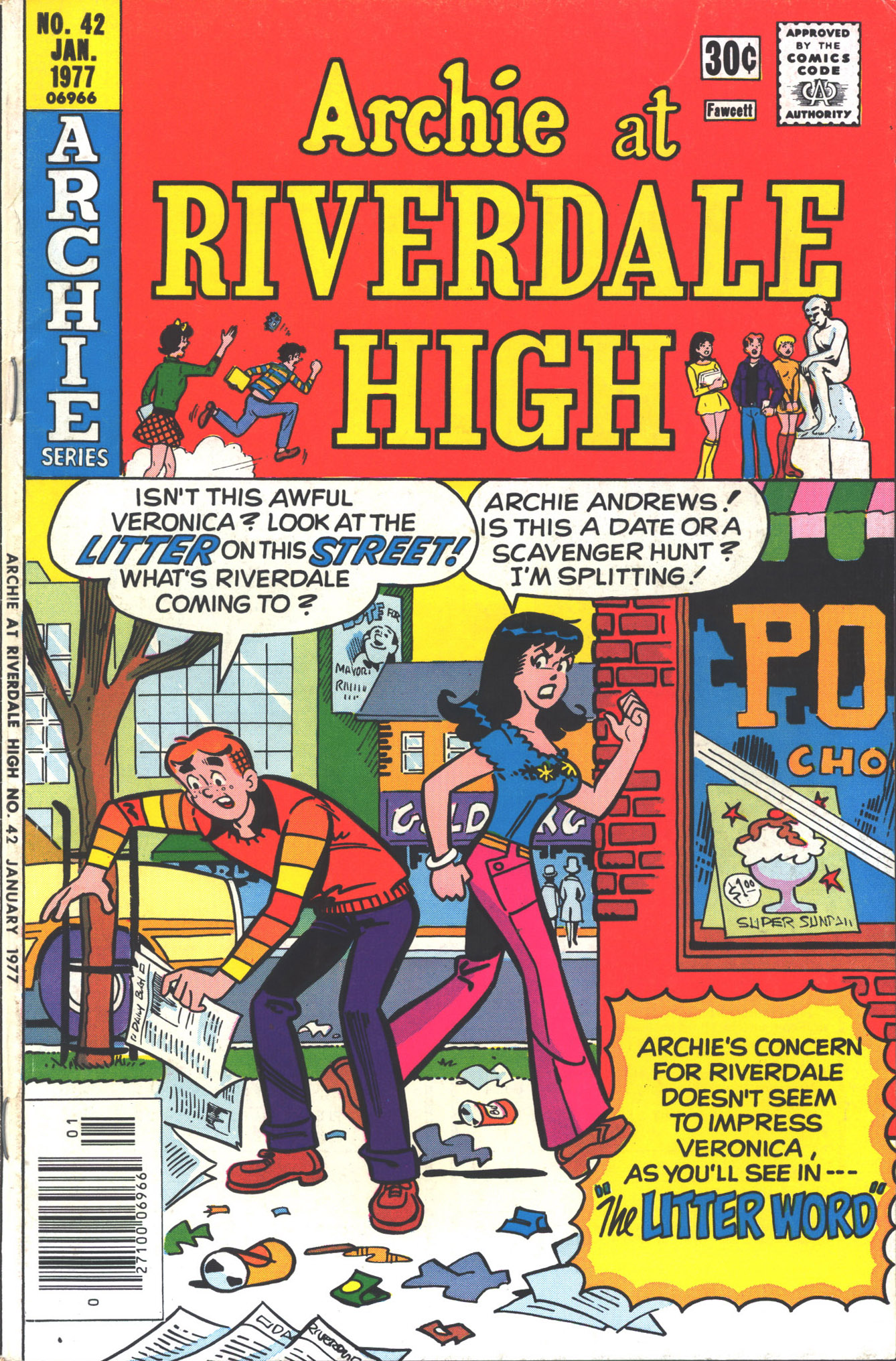 Read online Archie at Riverdale High (1972) comic -  Issue #42 - 1