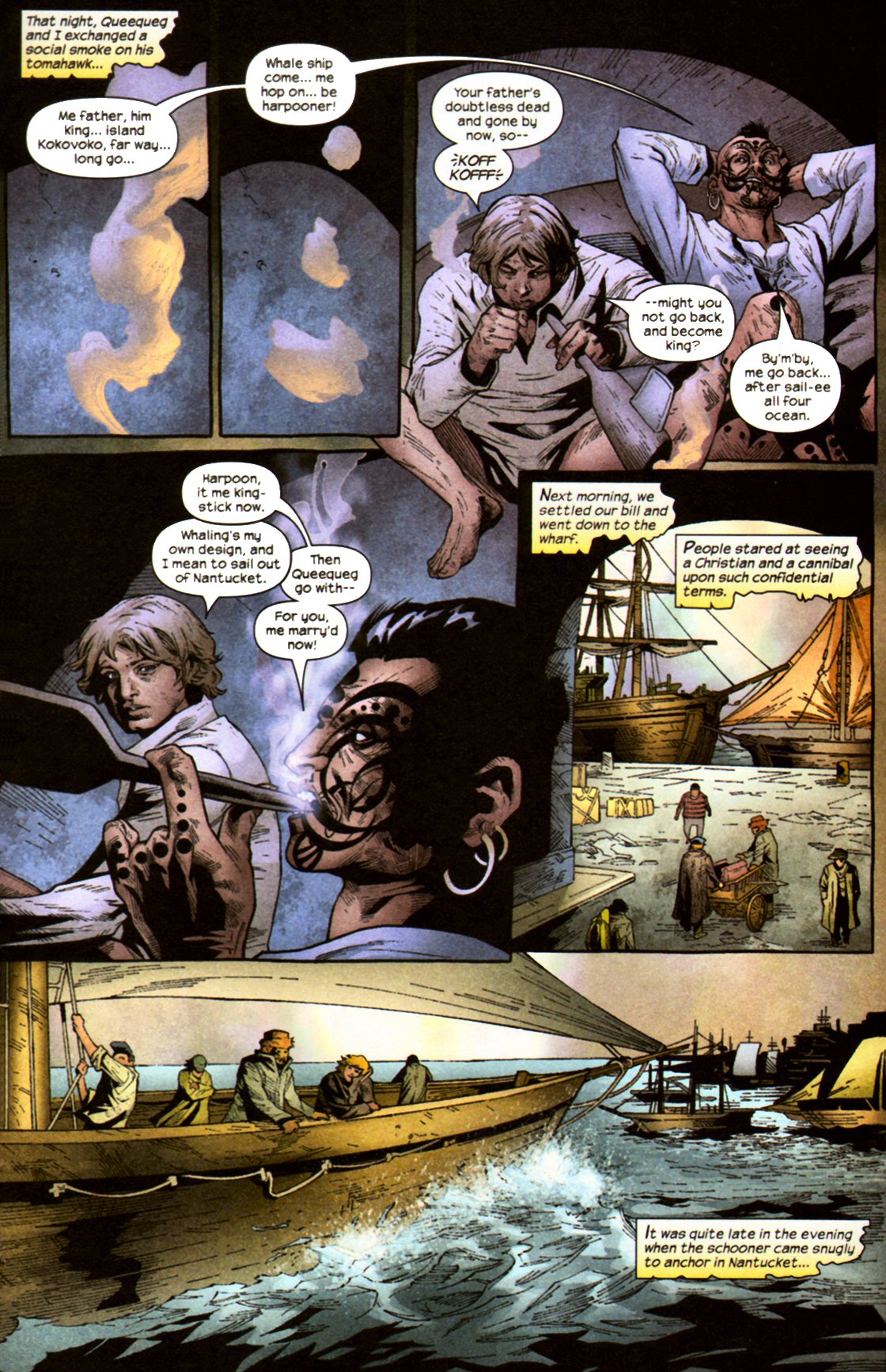 Read online Marvel Illustrated: Moby Dick comic -  Issue # TPB - 21