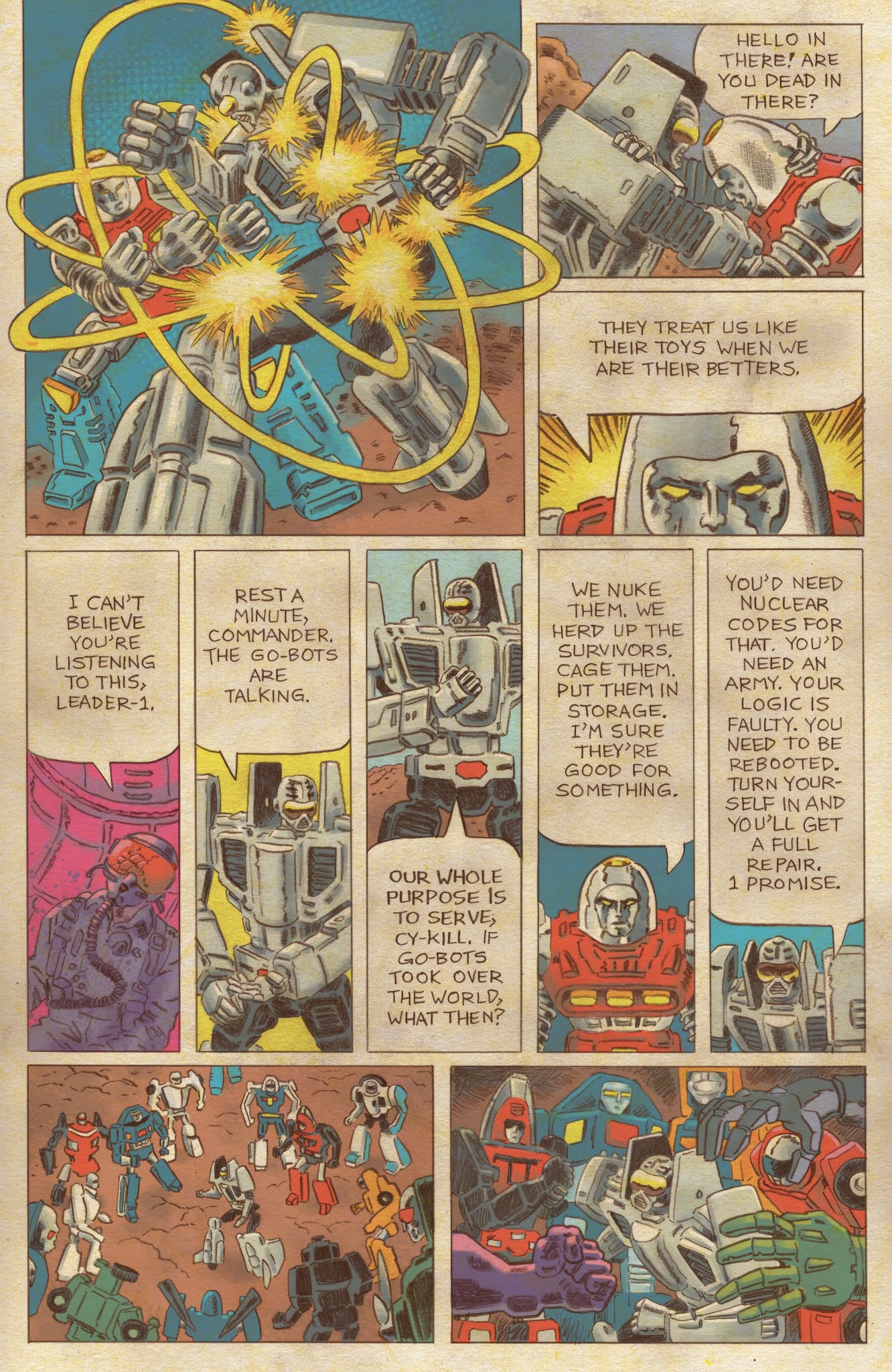Read online Go-Bots comic -  Issue #1 - 19
