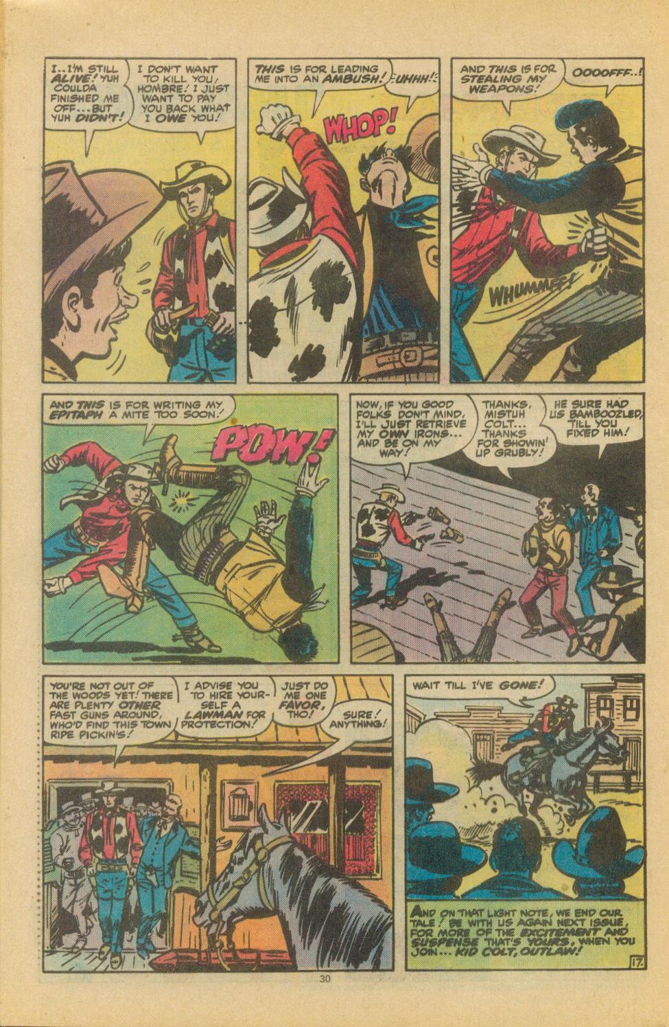 Read online Kid Colt Outlaw comic -  Issue #221 - 33