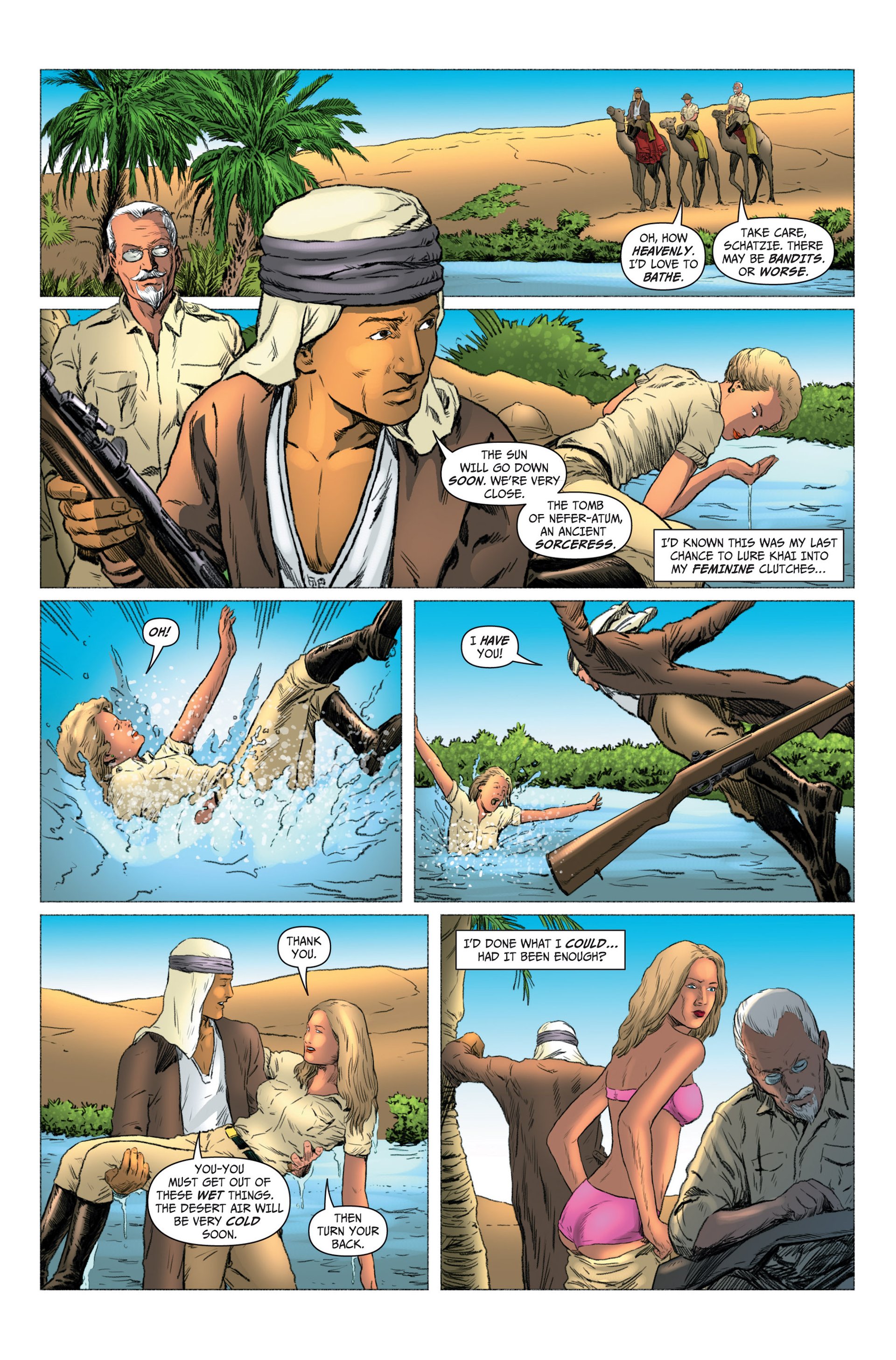 Read online Domino Lady/Sherlock Holmes comic -  Issue #1 - 14