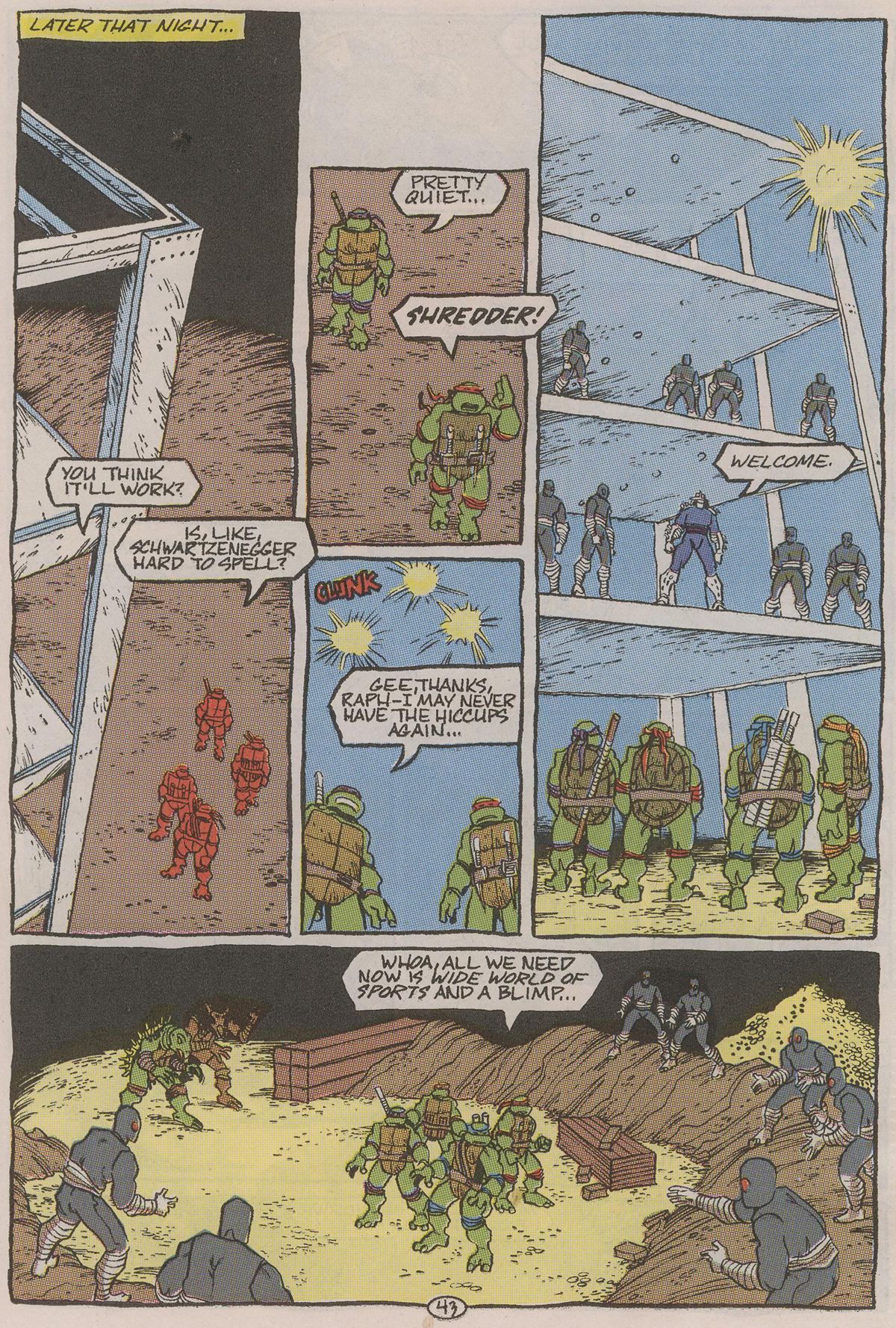 Read online Teenage Mutant Ninja Turtles II: The Secret of the Ooze Official Movie Adaptation comic -  Issue # Full - 44