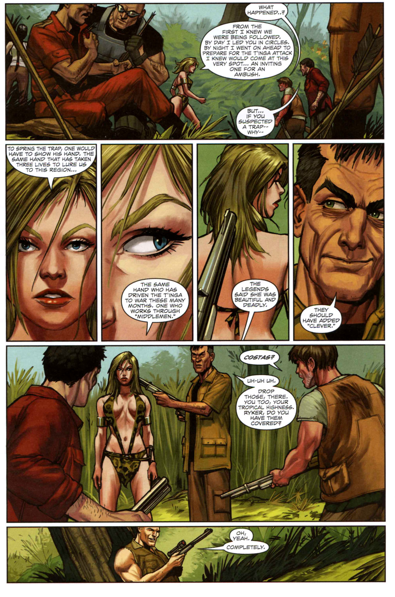 Read online Sheena - Trail of the Mapinguari comic -  Issue # Full - 33
