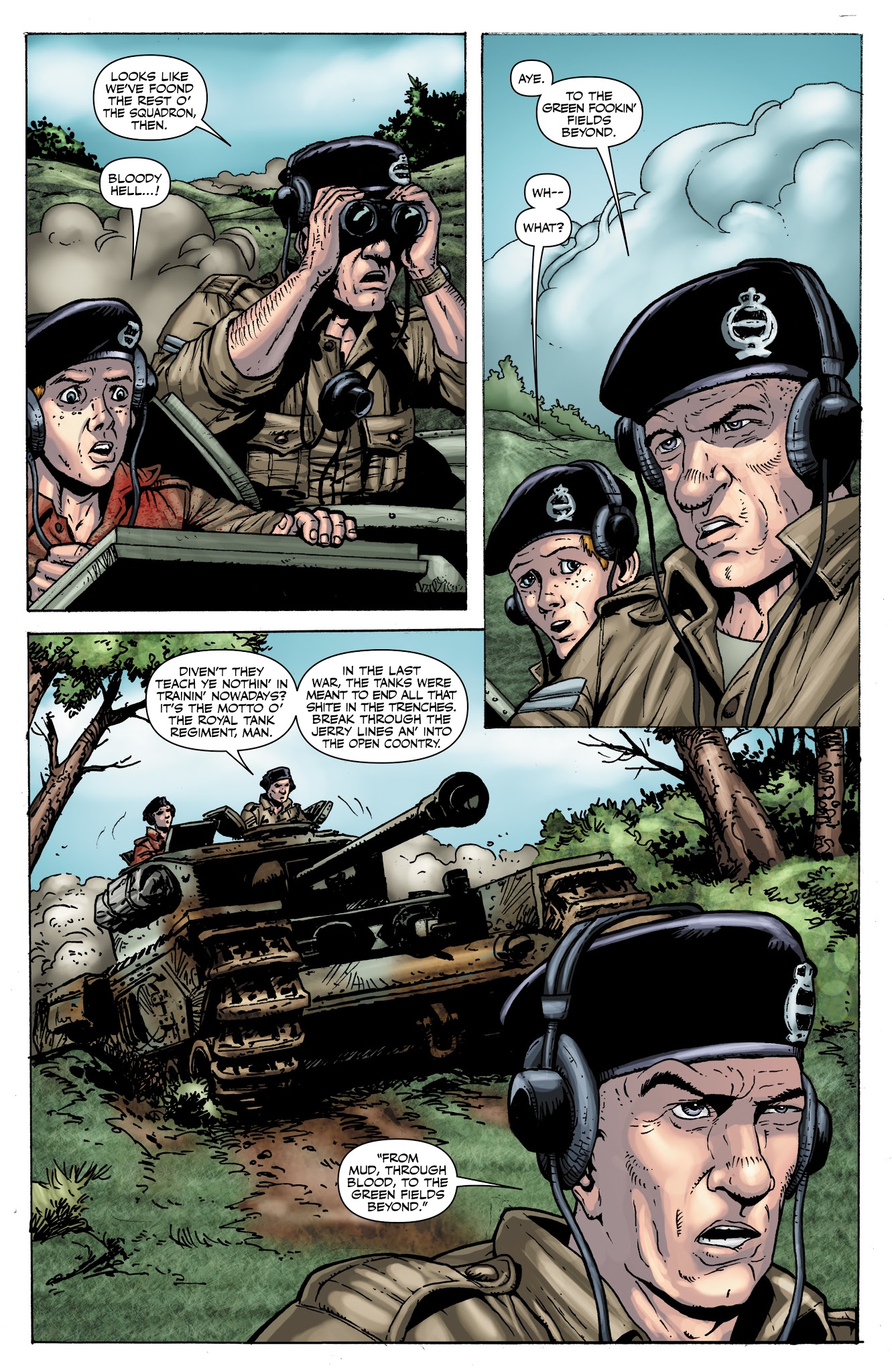 Read online Battlefields: The Tankies comic -  Issue # TPB - 30