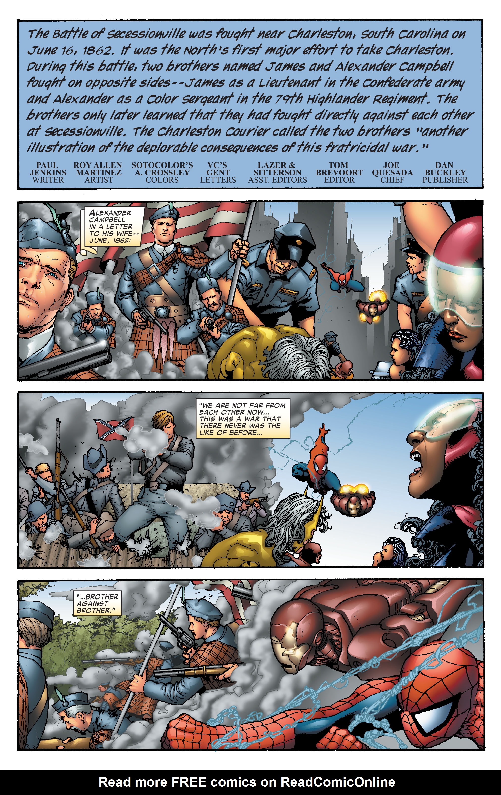 Read online Civil War: Front Line comic -  Issue #5 - 30