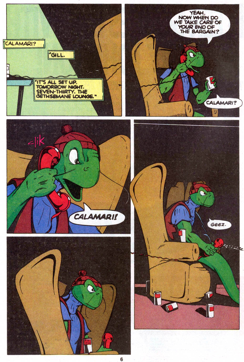 Read online Fish Police comic -  Issue #2 - 6