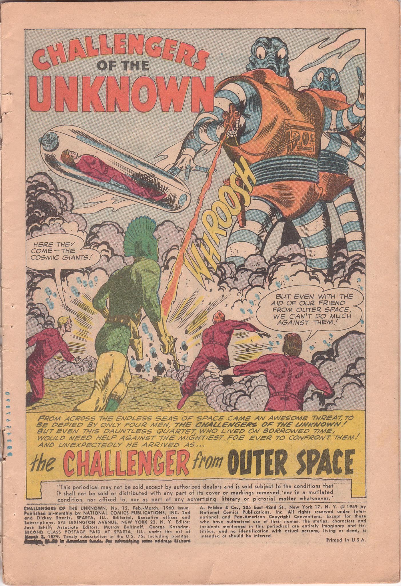 Challengers of the Unknown (1958) Issue #12 #12 - English 3