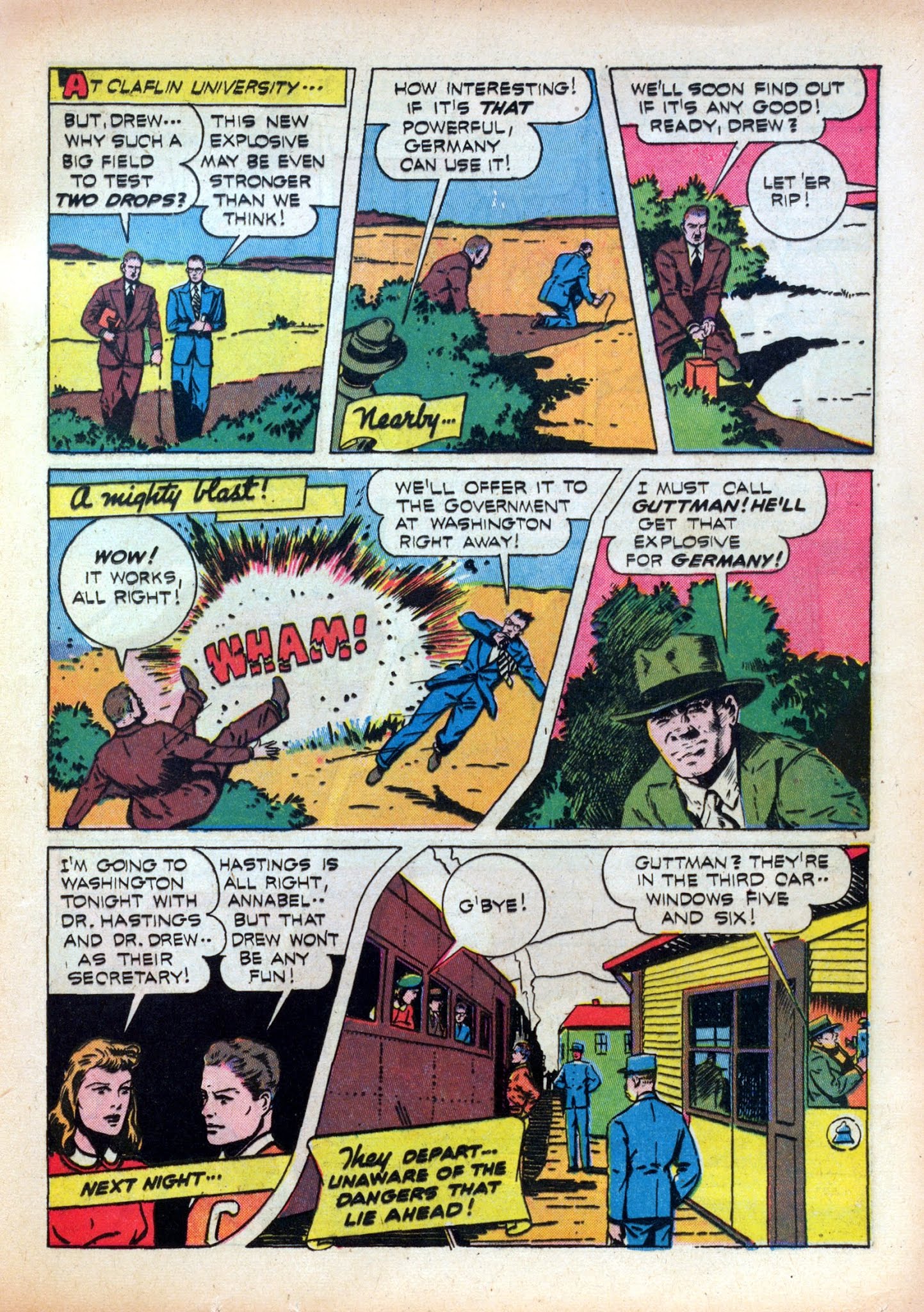 Read online Exciting Comics comic -  Issue #24 - 33
