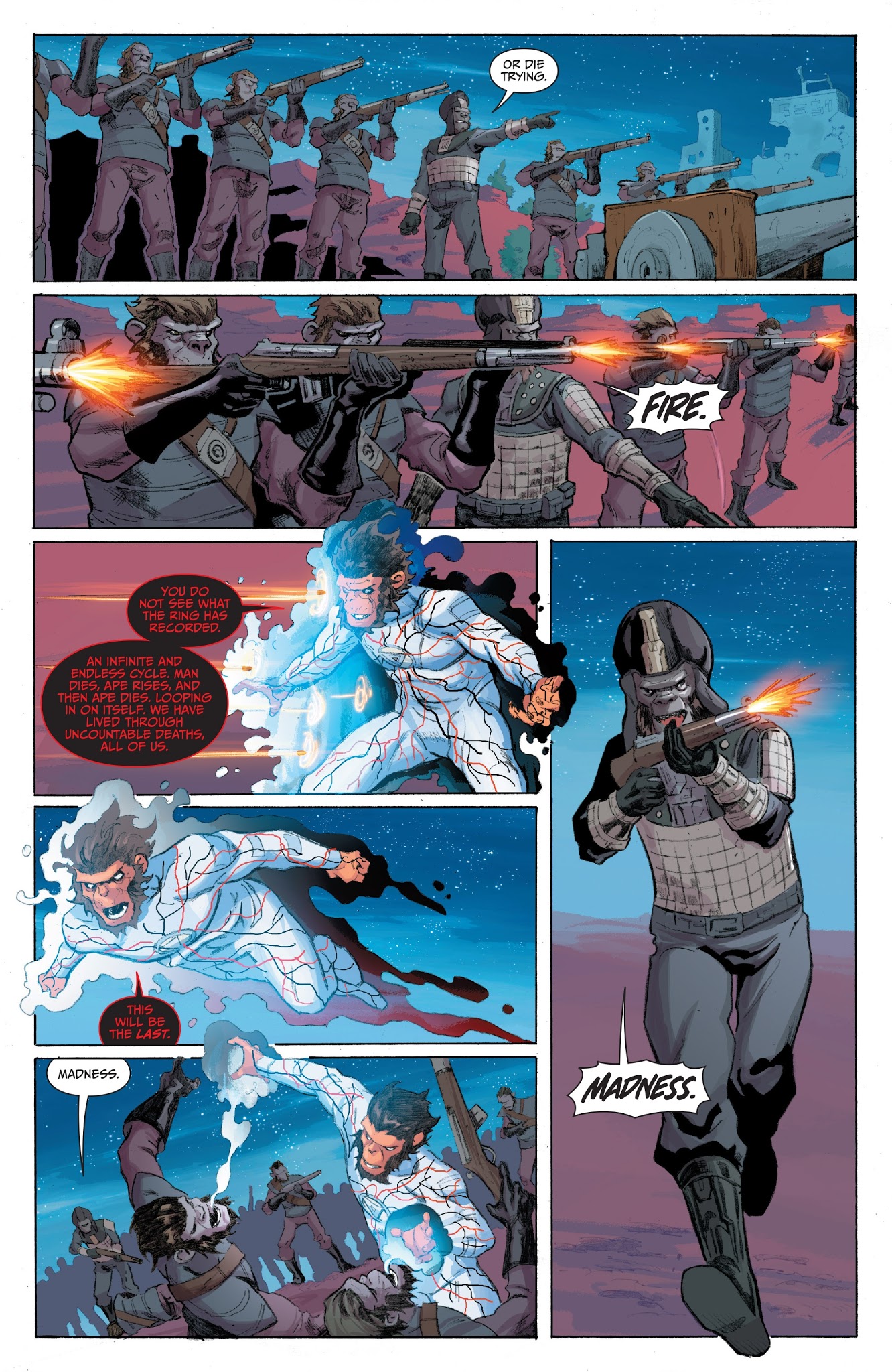 Read online Planet of the Apes/Green Lantern comic -  Issue #6 - 10