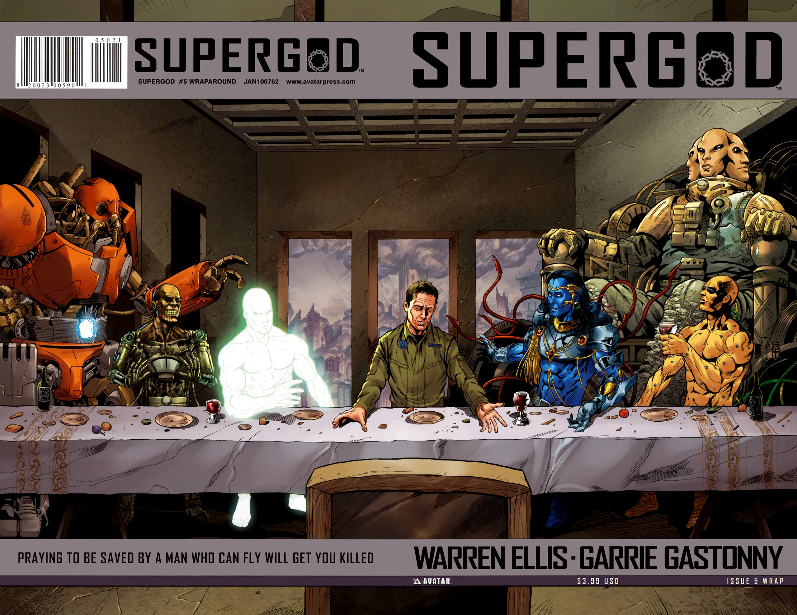 Read online Warren Ellis' Supergod comic -  Issue #5 - 2